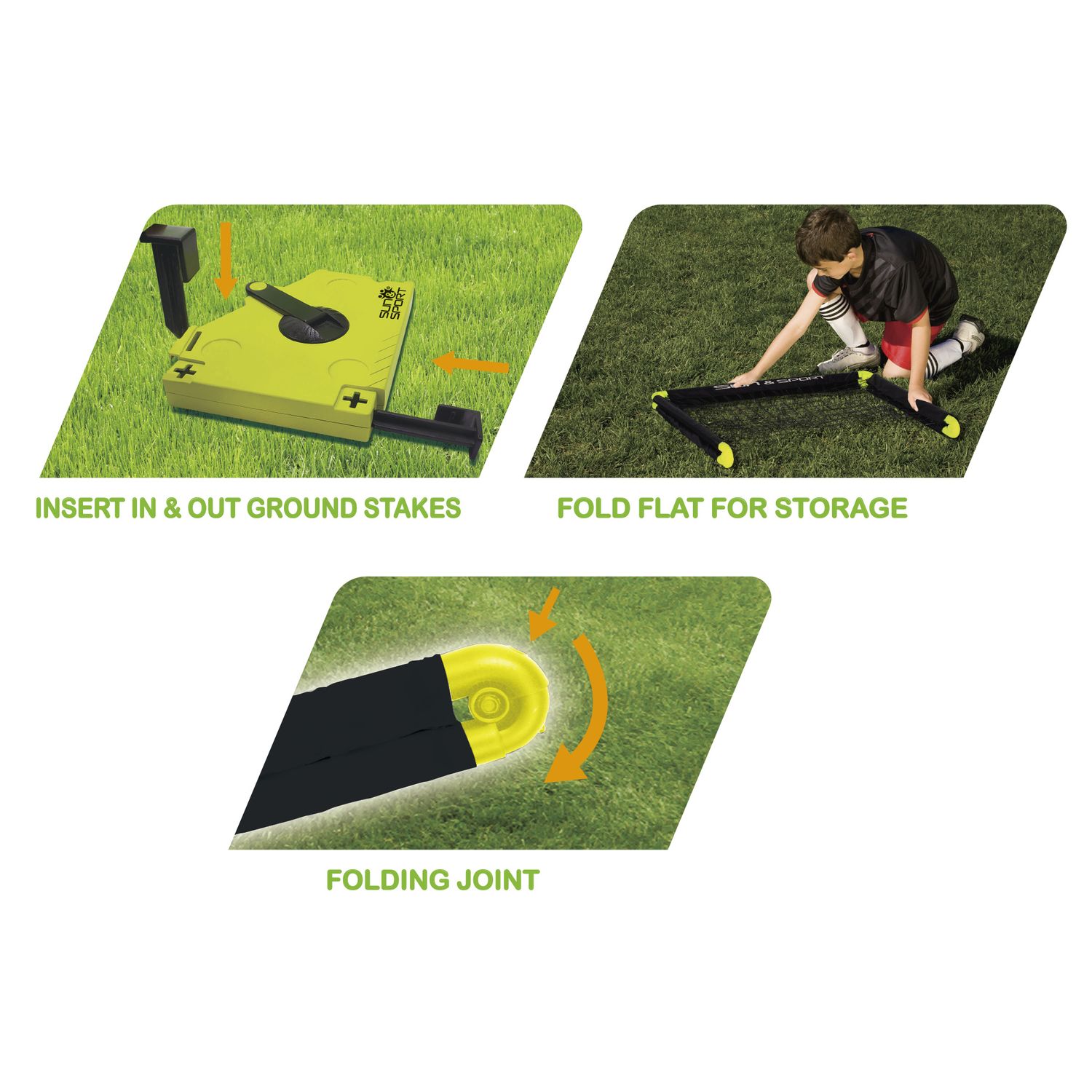 Porta calcio pieghevole - SUN&SPORT