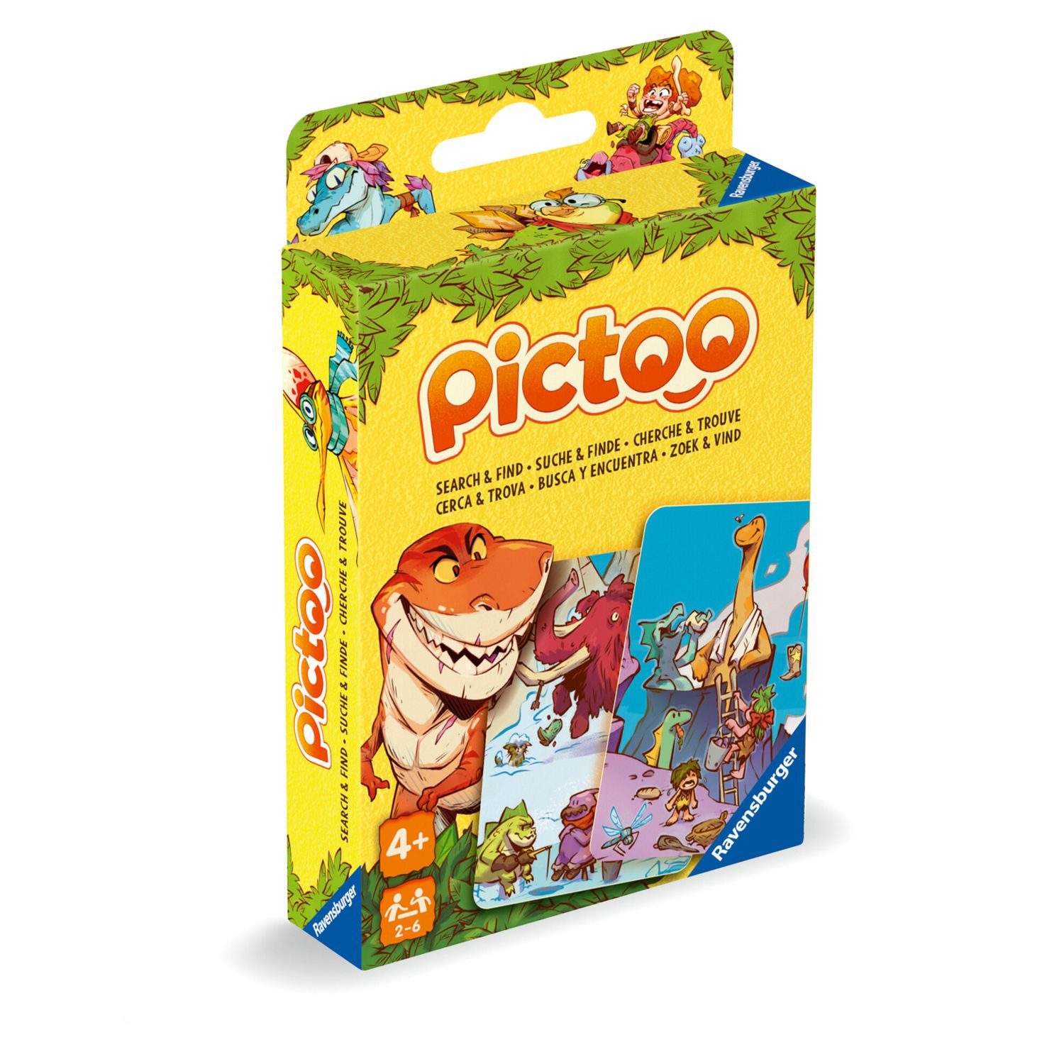 Ravensburger pictoo dino - gioco di carte - avventura preistorica 4+ anni - RAVENSBURGER