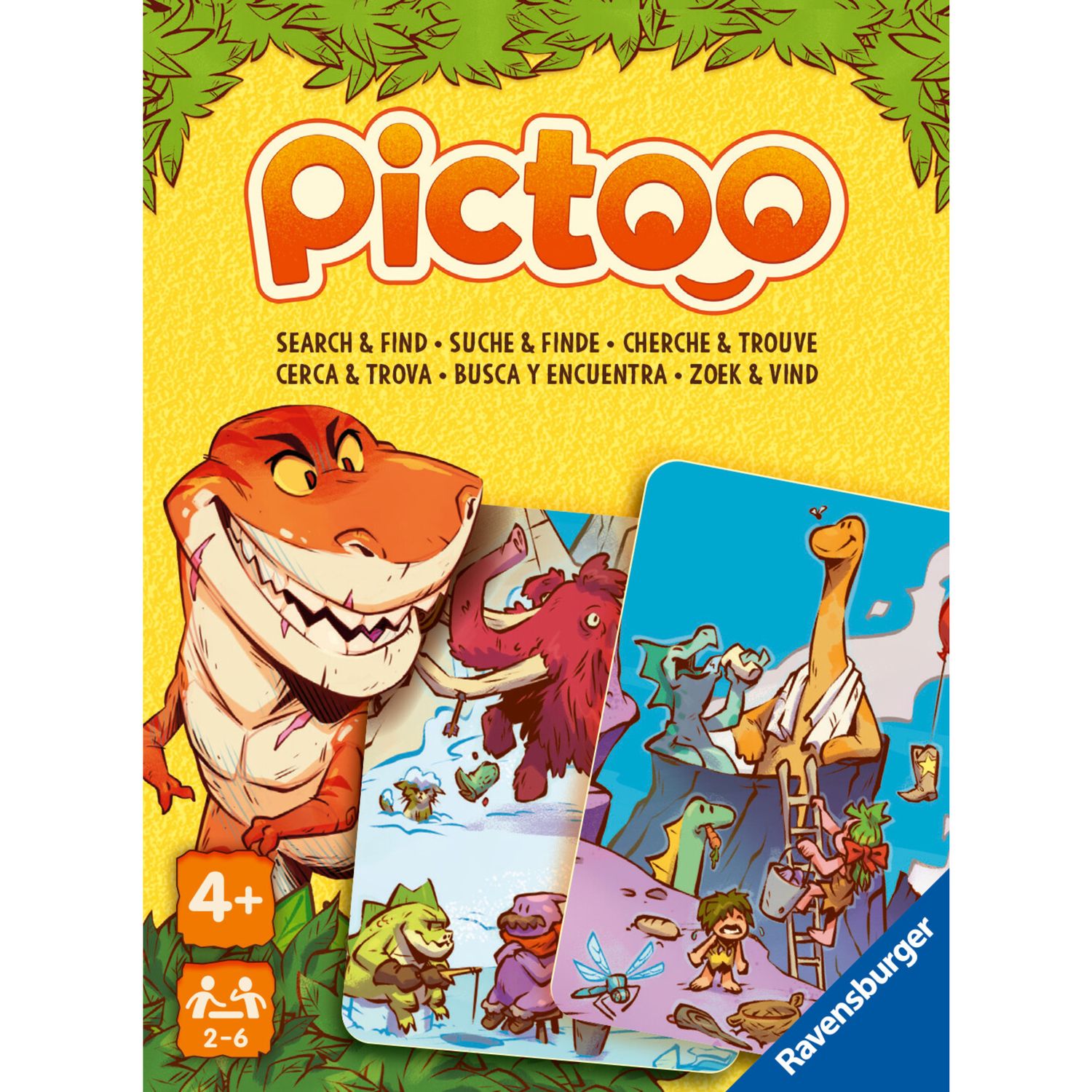 Ravensburger pictoo dino - gioco di carte - avventura preistorica 4+ anni - RAVENSBURGER