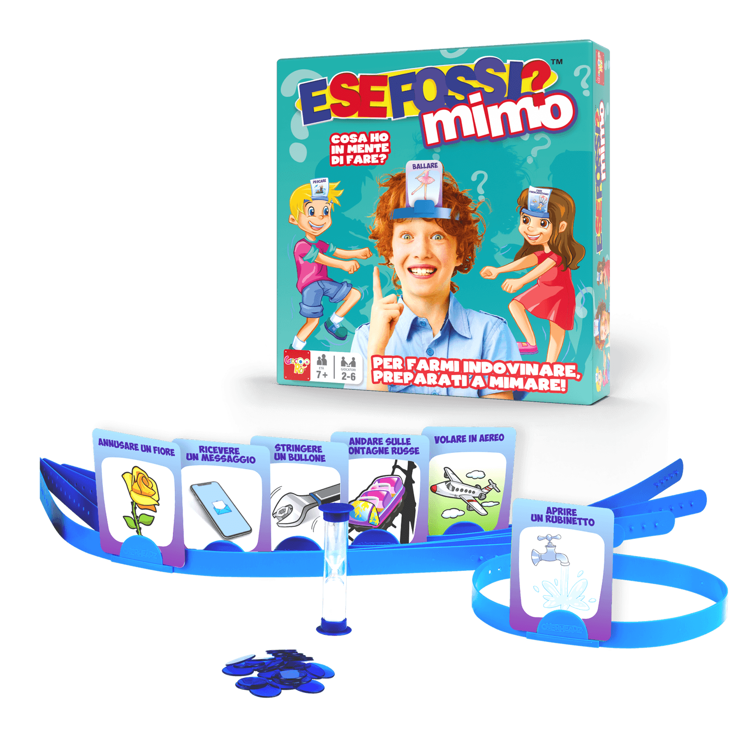 E se fossi? mimo - giocoro' - gioco da tavolo per tutta la famiglia - ROCCO GIOCATTOLI