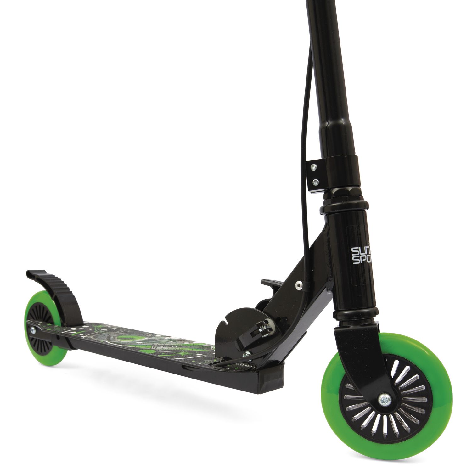 Monopattino pieghevole con doppio freno e pedana antiscivolo – sicuro e compatto - SUN&SPORT