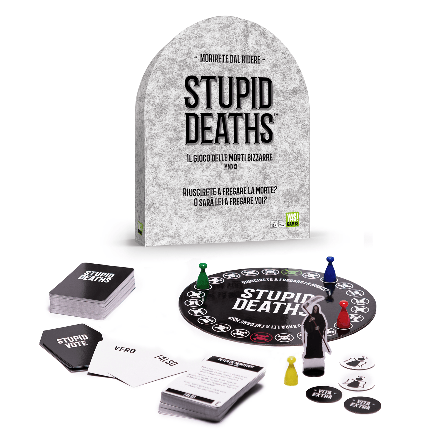 Stupid deaths - yas!games - l'unico in italiano - party games - ROCCO GIOCATTOLI