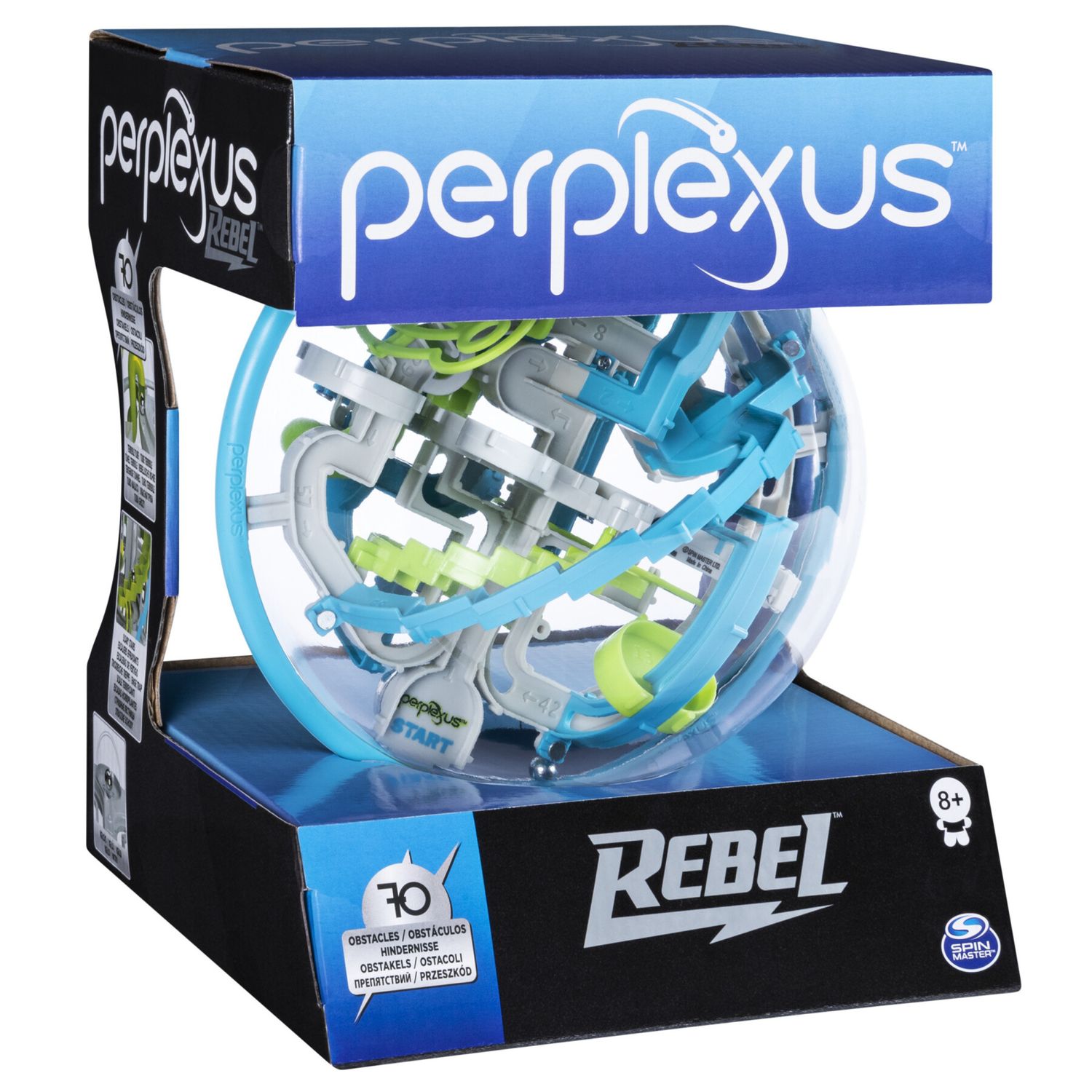 Perplexus rebel labirinto 3d con 70 ostacoli – gioco intelligente per sfide - SPIN MASTER