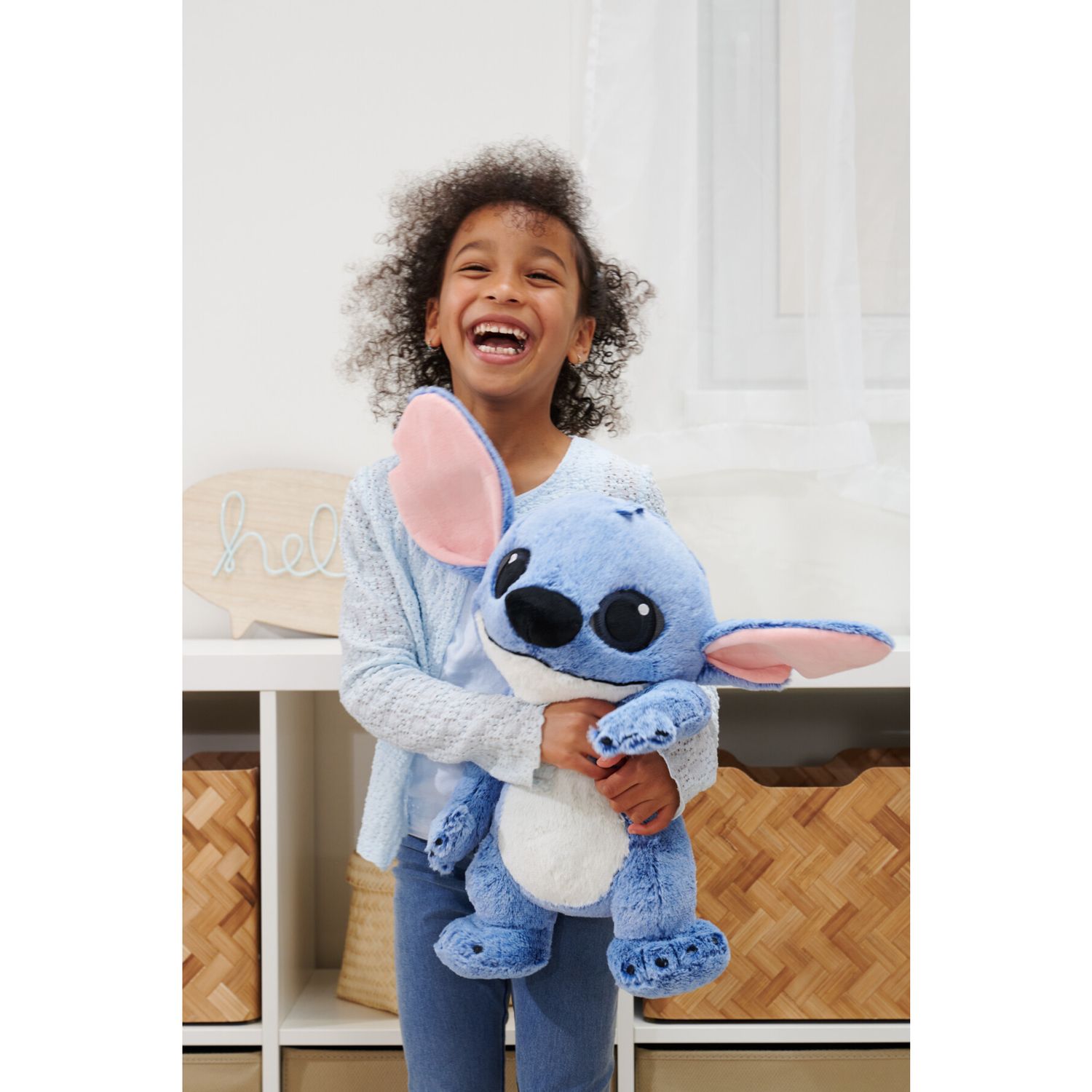 Peluche stitch disney live action 41 cm – morbido e originale, +0 mesi - Disney Stitch