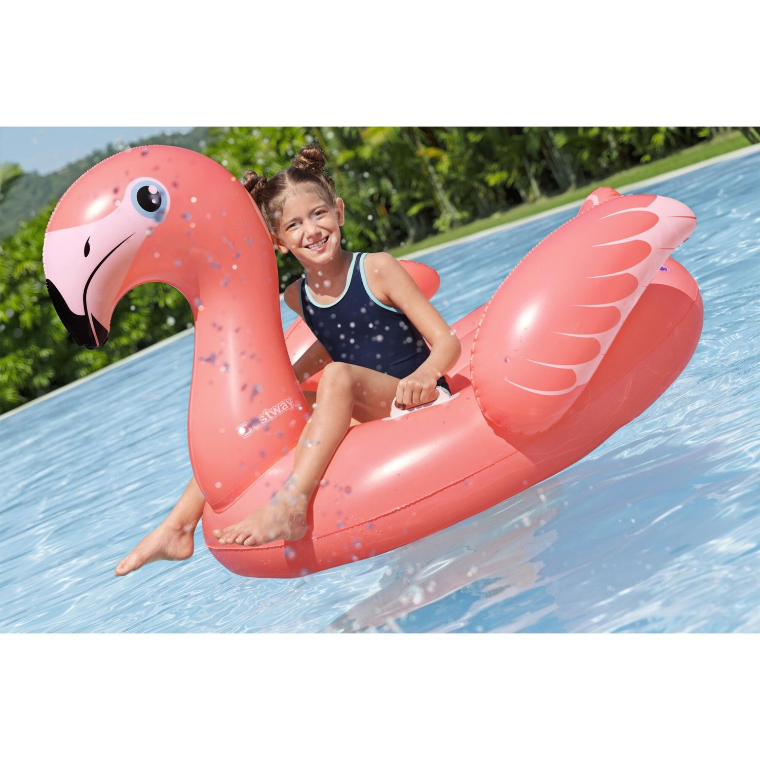 Cavalcabile da piscina fancy flamingo™ - 24m+ - Bestway