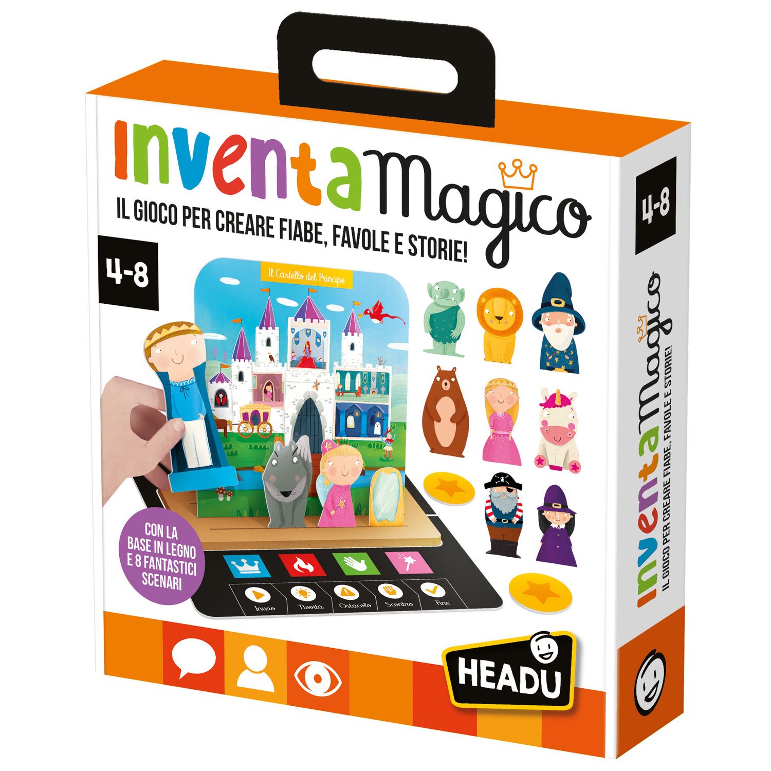 Inventamagico – gioco per creare fiabe e racconti - stimola la fantasia - HEADU