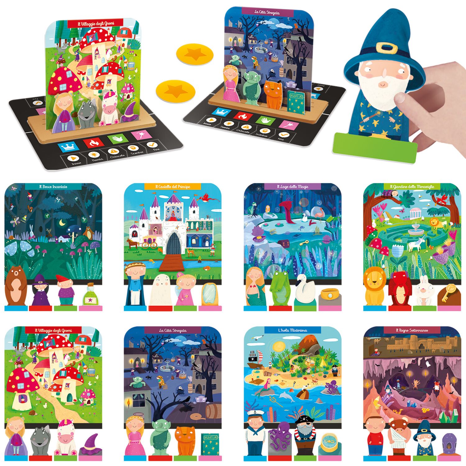 Inventamagico – gioco per creare fiabe e racconti - stimola la fantasia - HEADU