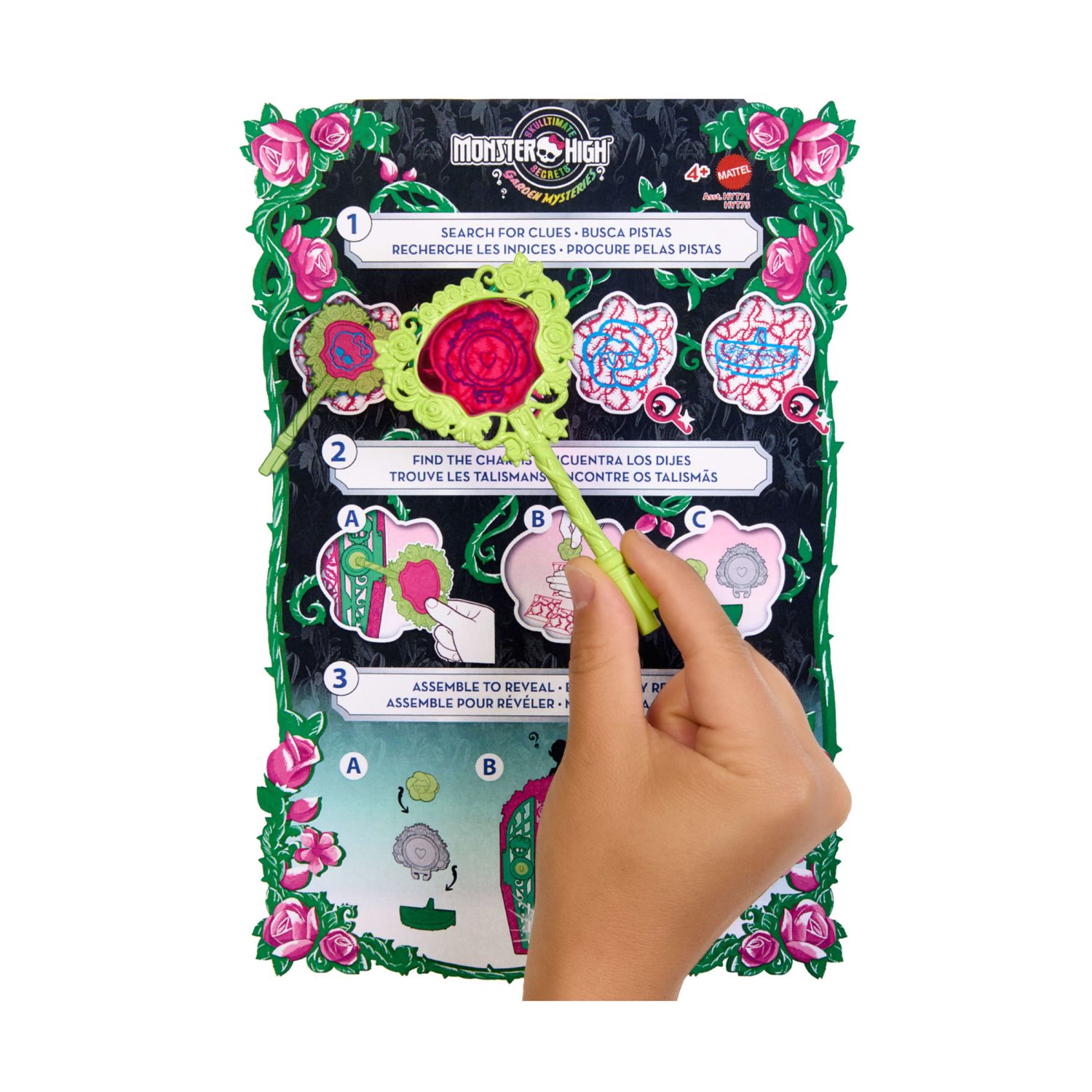 Monster high - venus mcflytrap e i misteri in giardino, set con bambola e guardaroba, 19 accessori e abiti inclusi - Monster High