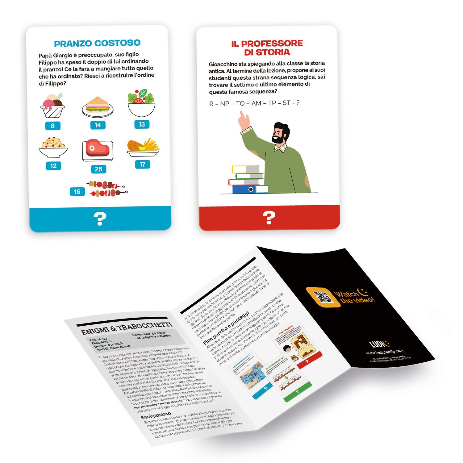 Enigmi e trabocchetti – carte con rompicapi per allenare il pensiero logico - LUDIC