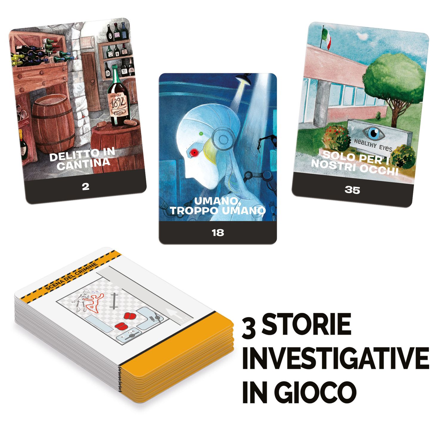 Gialli in gioco scienza & crimine - sfide di investigazione per tutti! - LUDIC