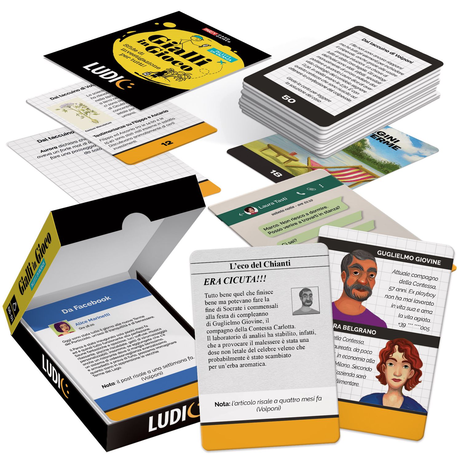 Gialli in gioco delitti in vacanza - sfide di investigazione per tutti! - LUDIC