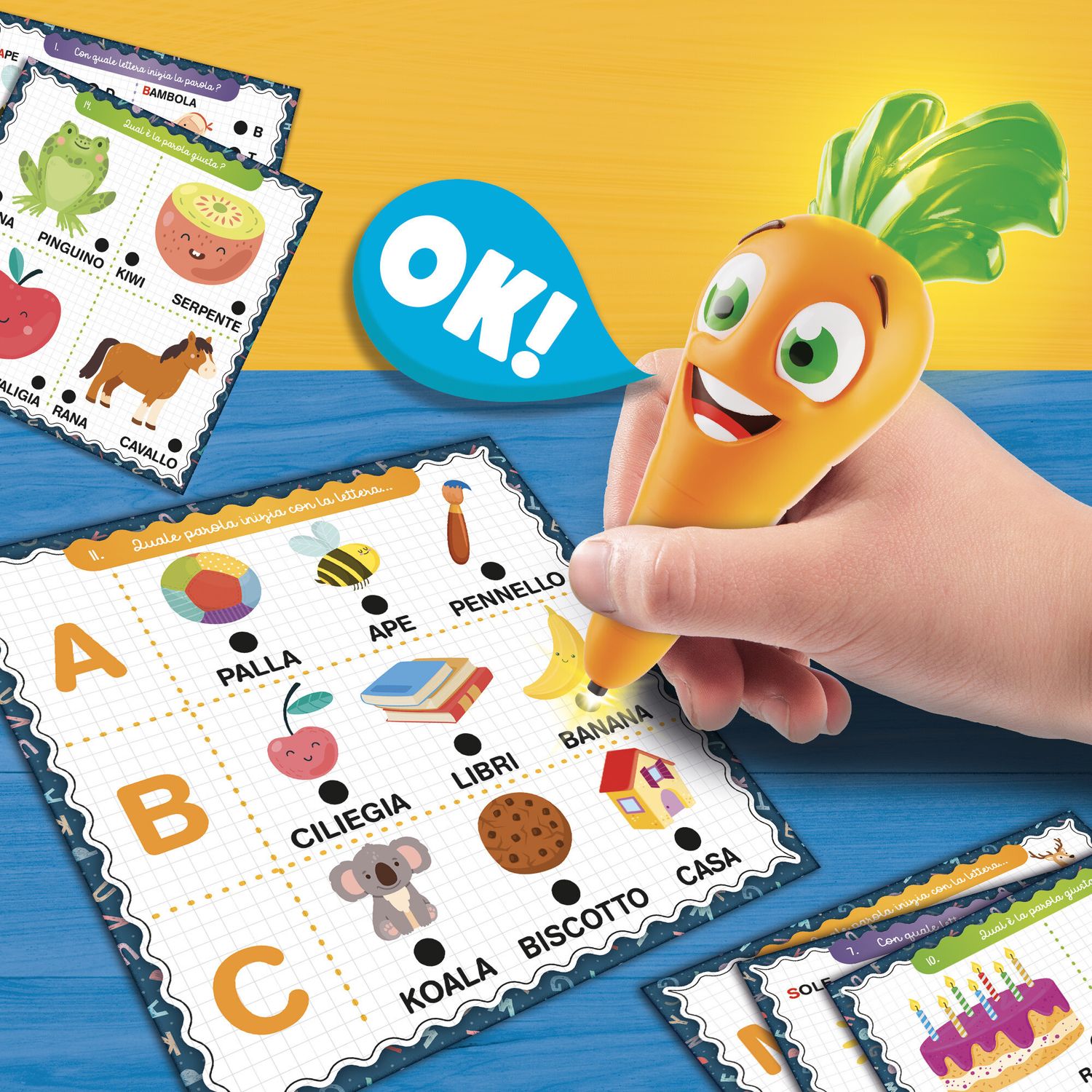 Carotina prima maestra prime parole – schede educative per il linguaggio - LISCIANI