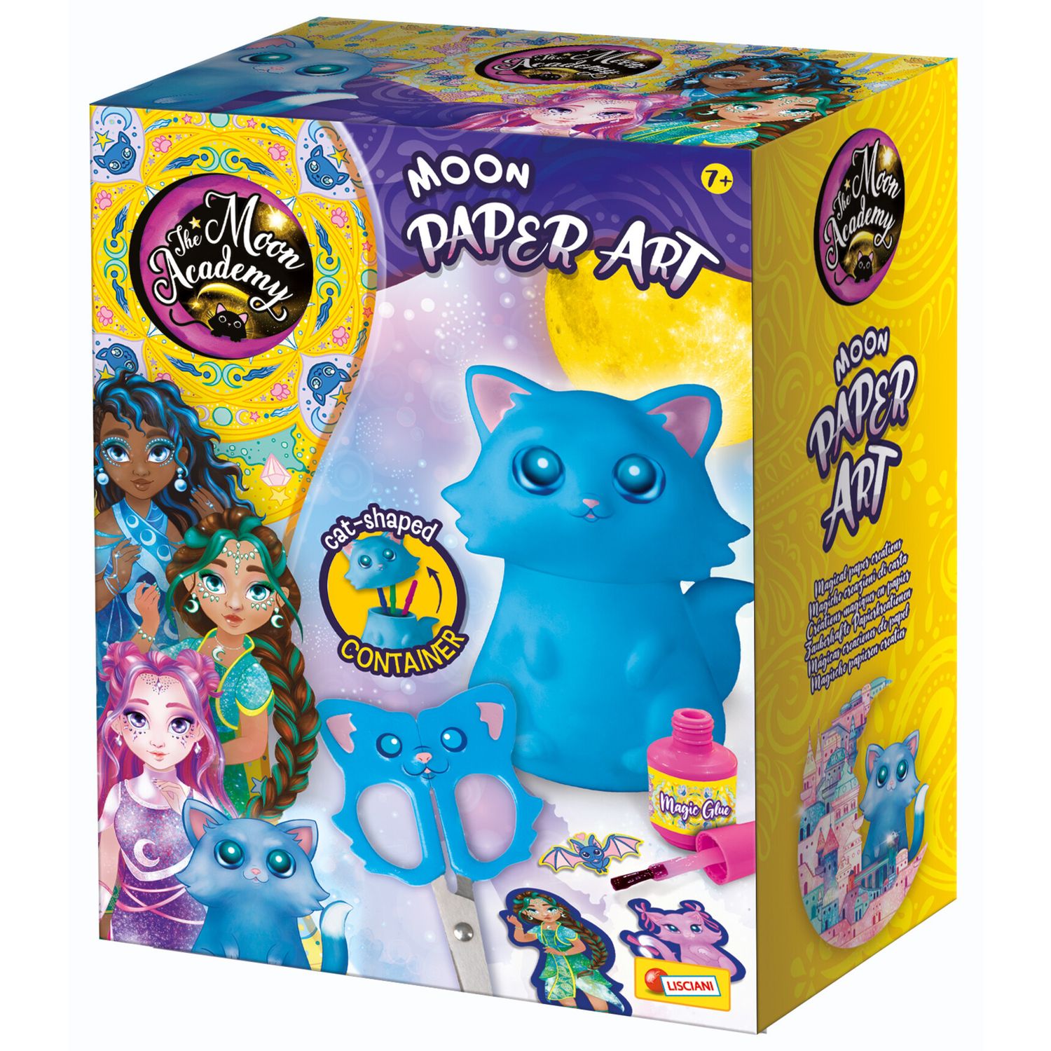 Moon academy paper moon – kit creativo con carte artistiche a tema lunare - LISCIANI