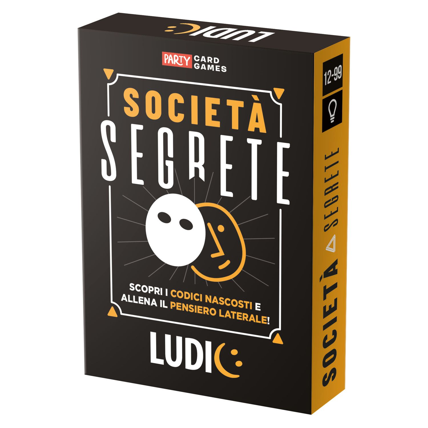Società segrete - scopri i codici nascosti e allena il pensiero laterale! un party game divertentissimo, che allena la logica e il pensiero laterale. - LUDIC