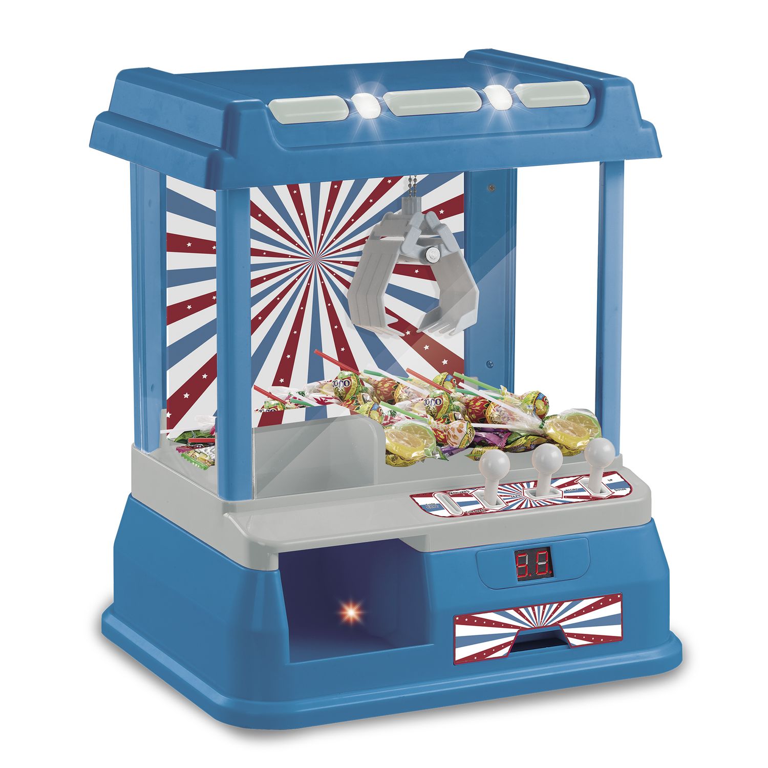 Mini macchina acchiappapremi surprise machine – gioco interattivo con luci e suoni, capsule e timer - zig zag - ZIG ZAG