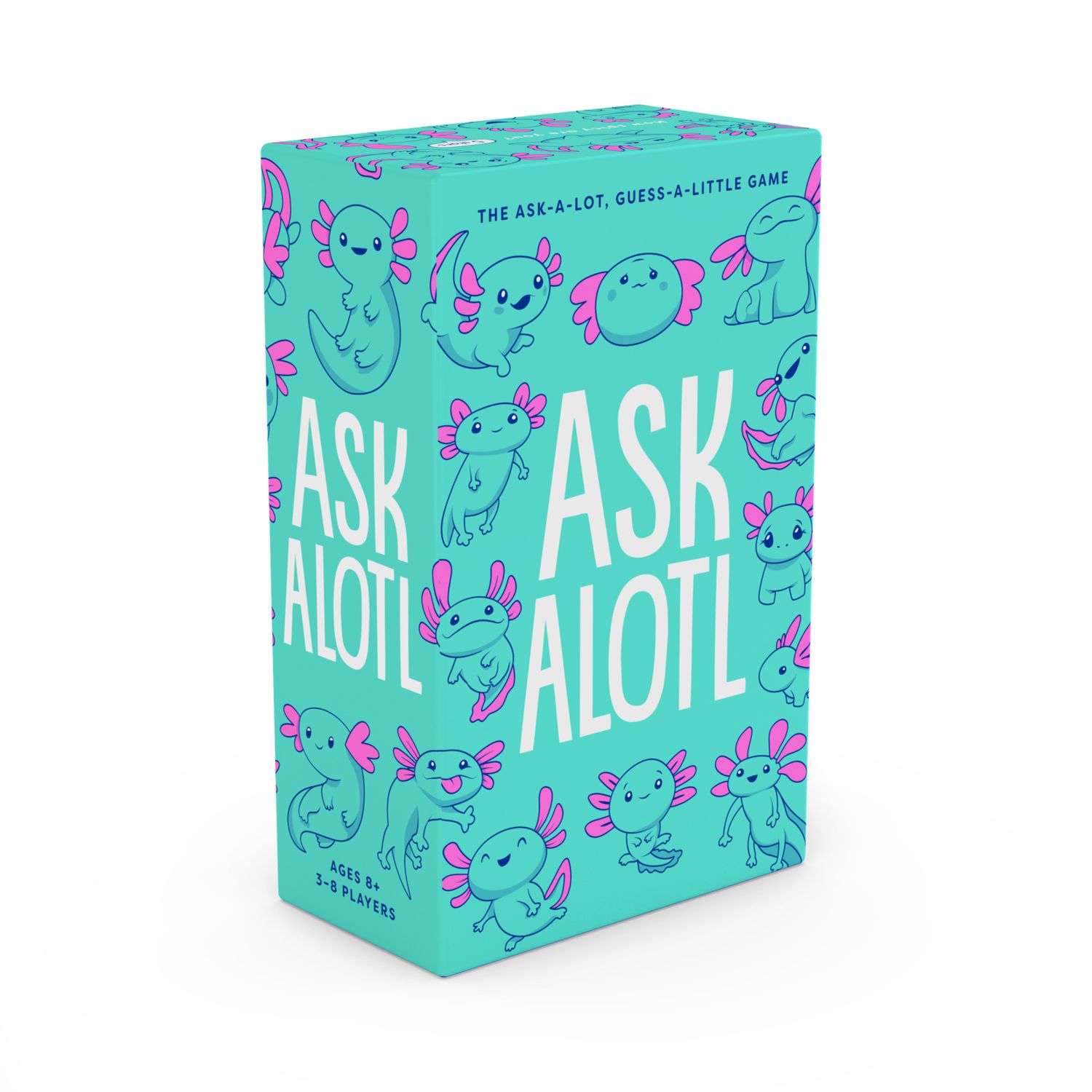 Funko games – askalotl, gioco di carte per famiglie 8+ – trova l’axolotl con domande esilaranti, 3-8 giocatori, 30 min, versione italiana - Funko