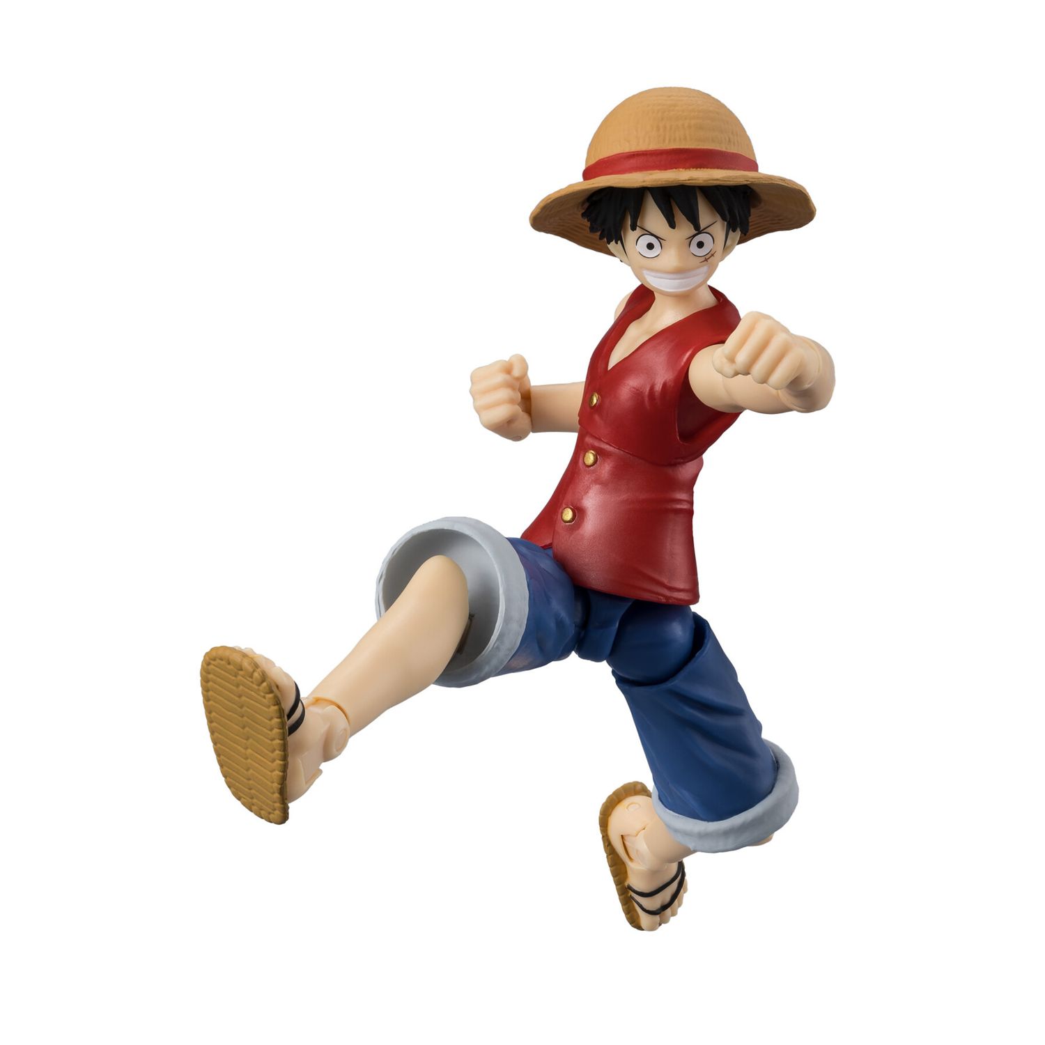 Action figure one piece luffy - 12 centimetri - snodabile - ONE PIECE, BANDAI