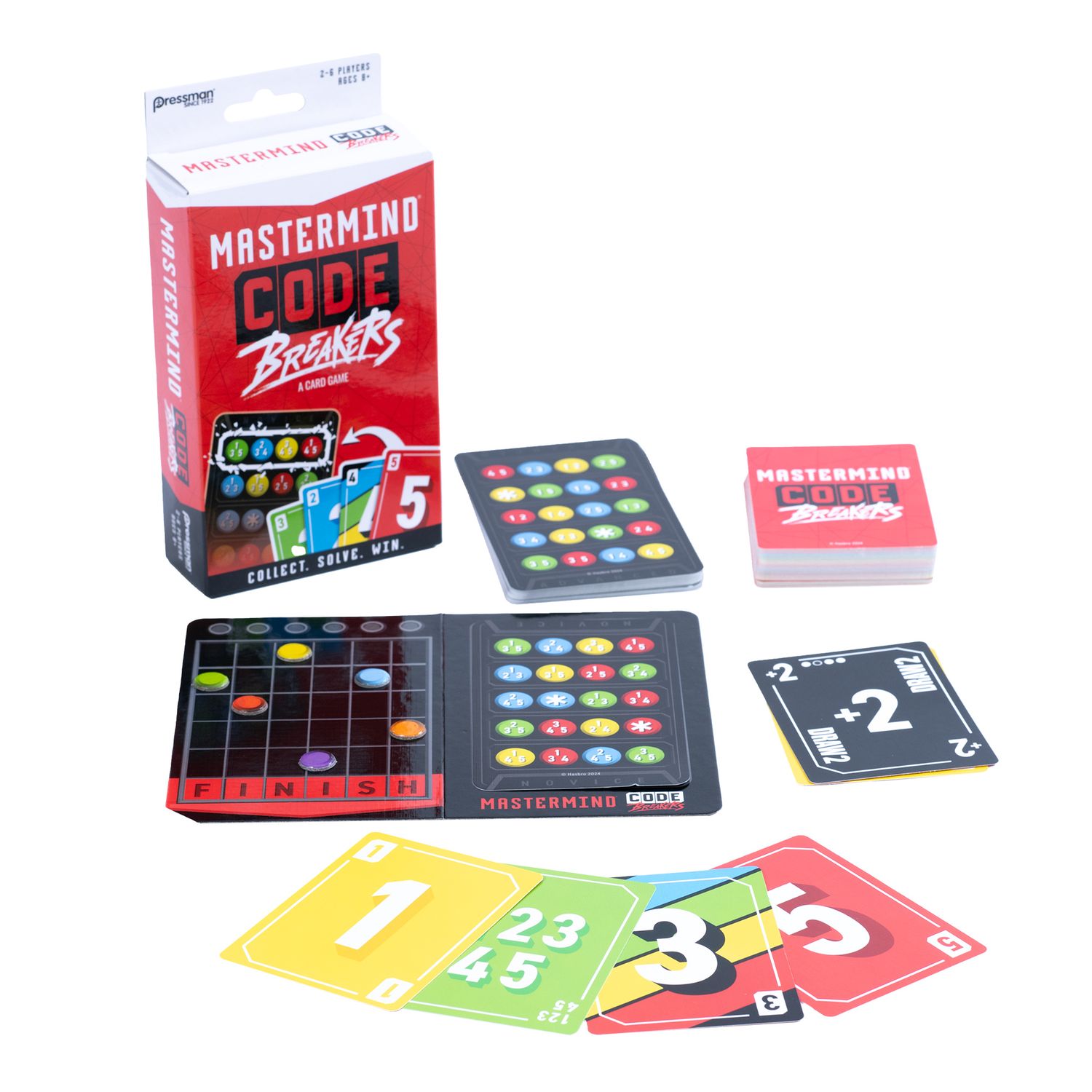 Goliath – mastermind™ code breakers, gioco di carte e strategia 8+ – decifra i 5 codici per vincere, 3 livelli di difficoltà, 2-6 giocatori - GOLIATH