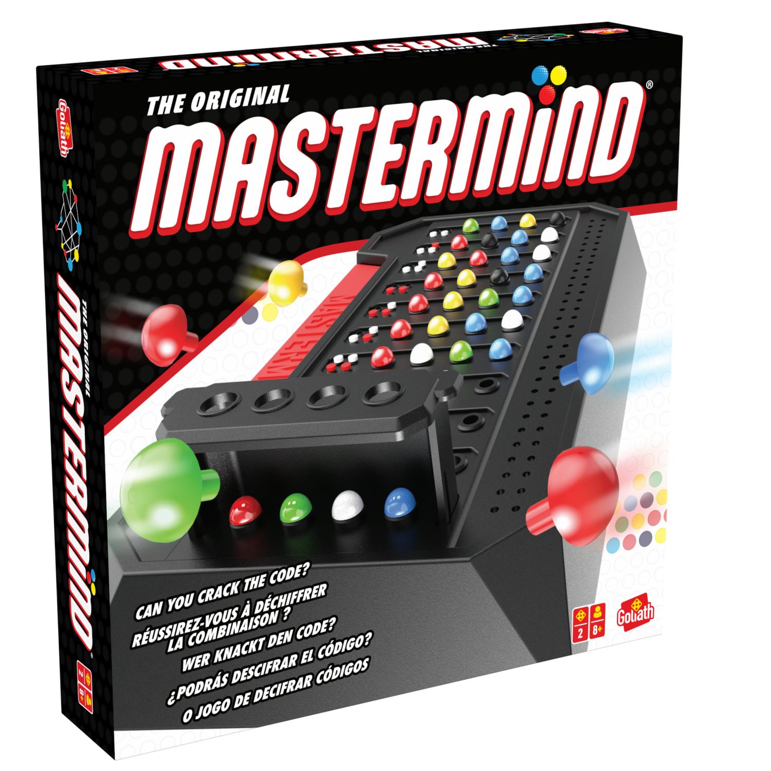 Mastermind classic – gioco da tavolo di strategia 8+ – indovina il codice segreto, perfetto per 2 giocatori, combina logica e strategia - GOLIATH