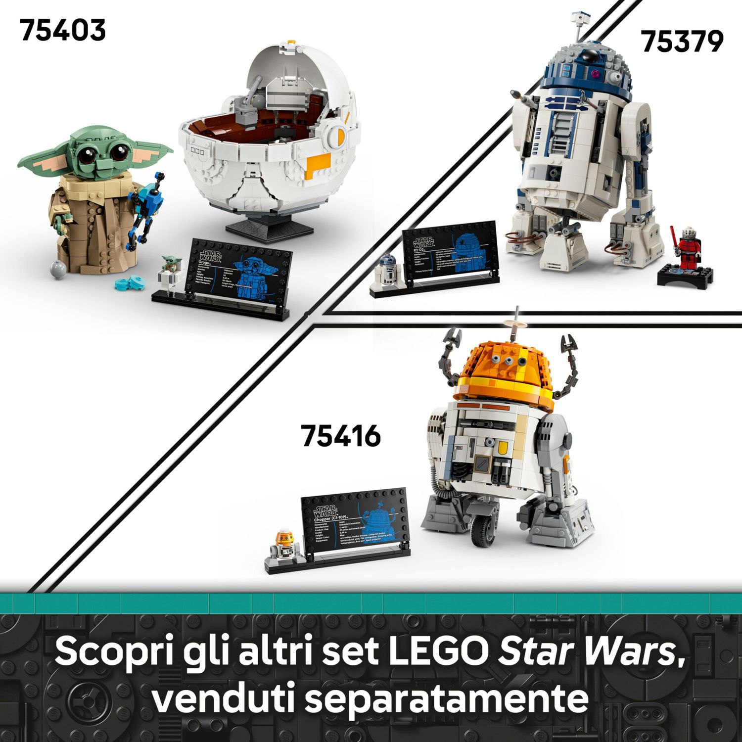 Lego star wars 75416 droide chopper - robot giocattolo da costruire 10+ - LEGO STAR WARS, LEGO® Star Wars™, Lego, Star Wars