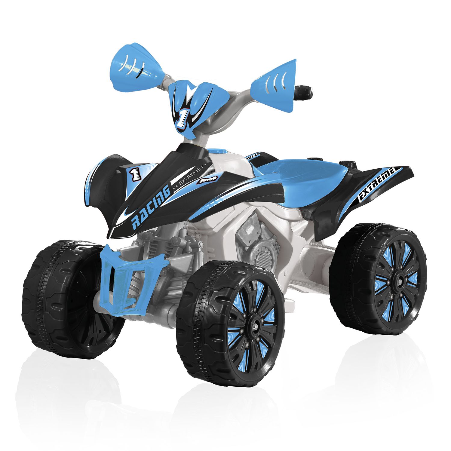Quad elettrico 6v per bambini con acceleratore a pedale e ruote antiscivolo - SUN&SPORT