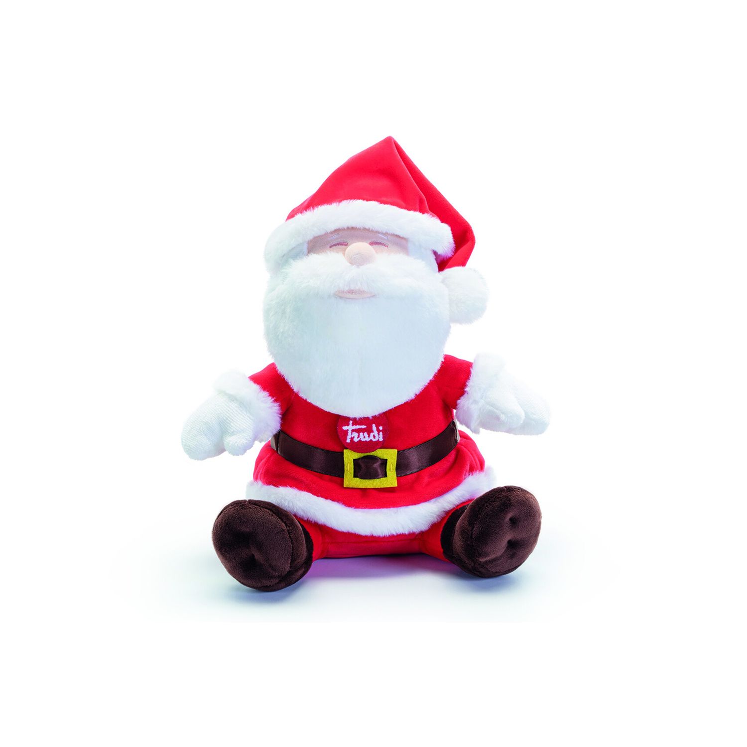 Peluche babbo natale seduto 36 cm  - trudi - Trudi