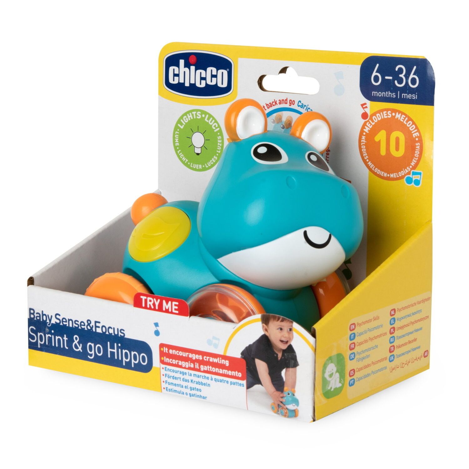 Hippo sprint&go – baby sense&focus, 6-36 mesi - chicco - Chicco