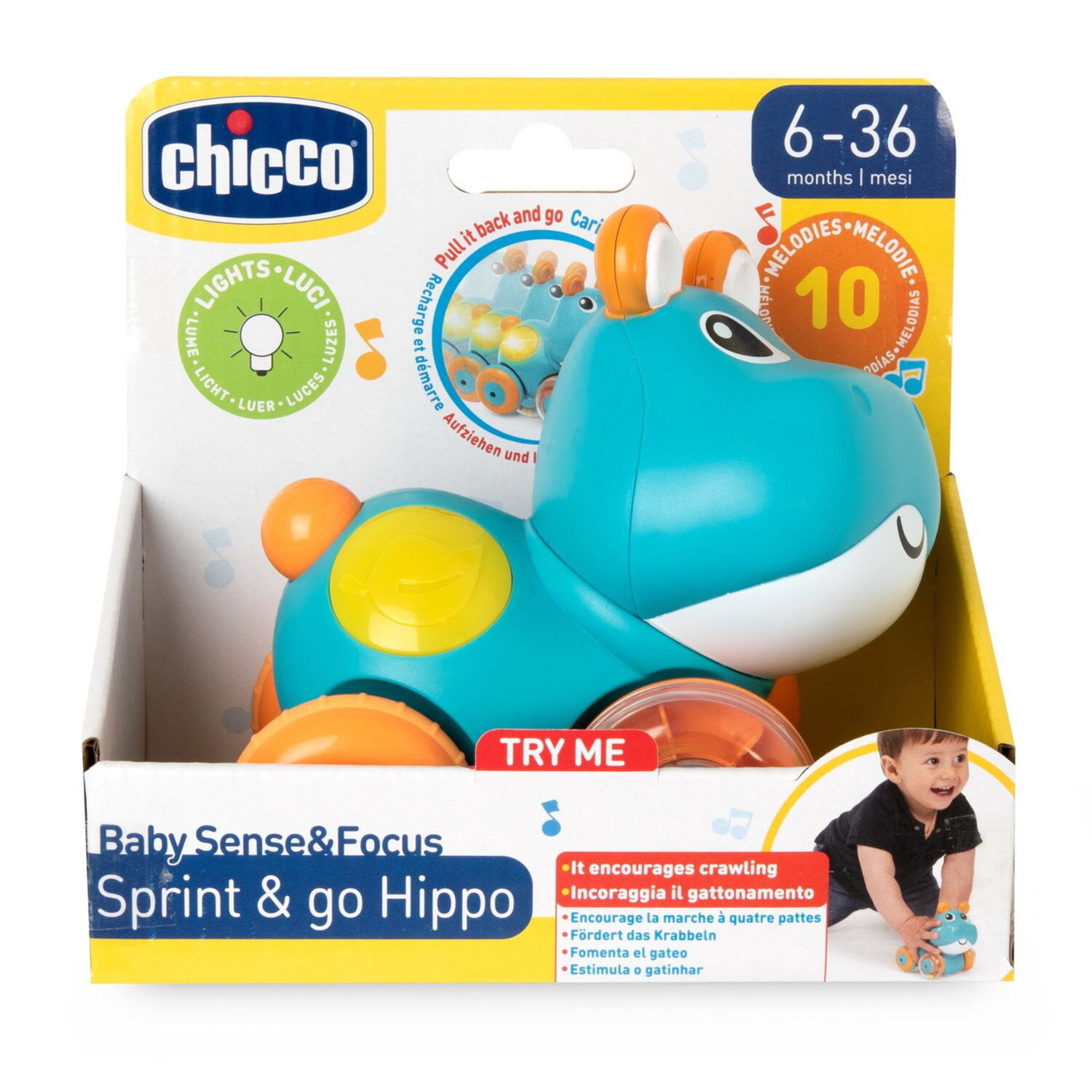 Hippo sprint&go – baby sense&focus, 6-36 mesi - chicco - Chicco