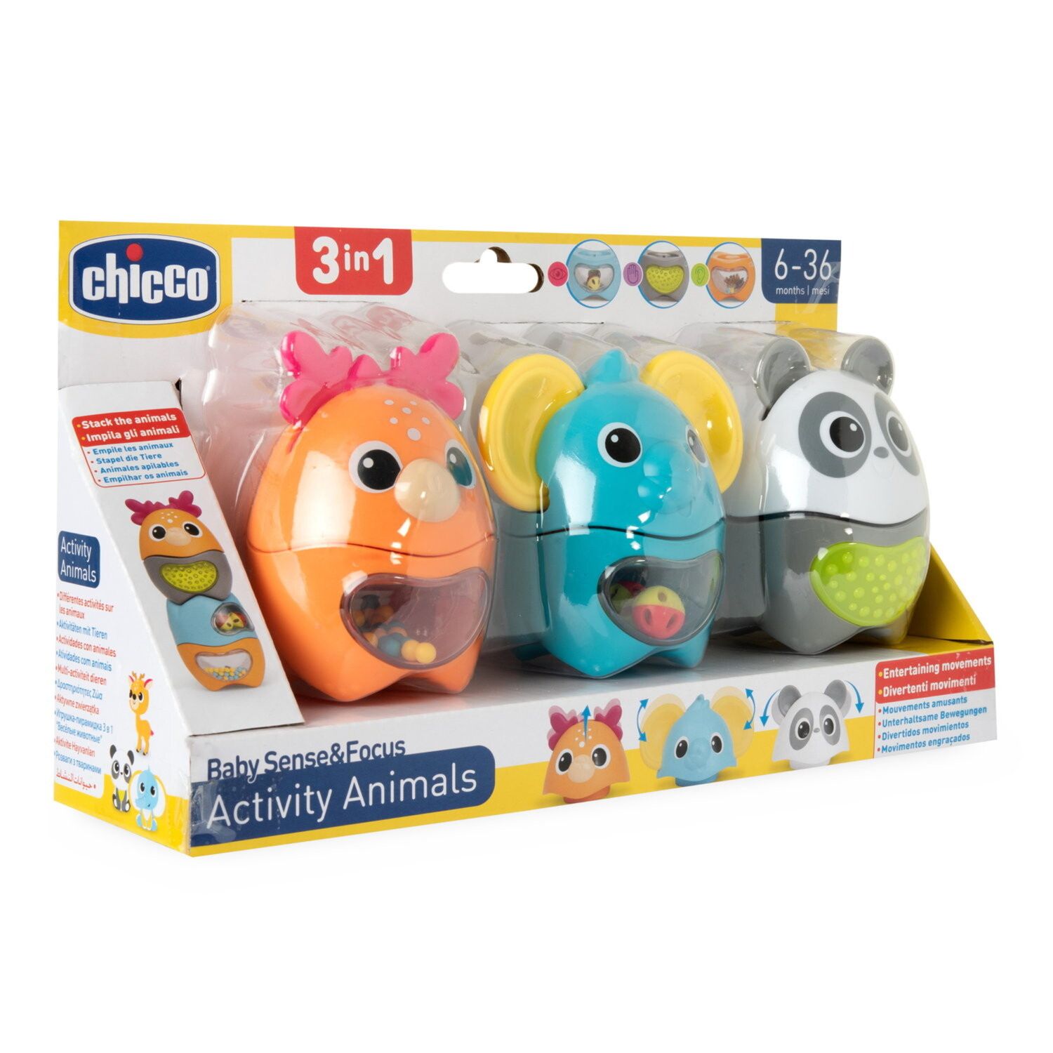 Activity animals – baby sense&focus, 6-36 mesi - chicco - Chicco