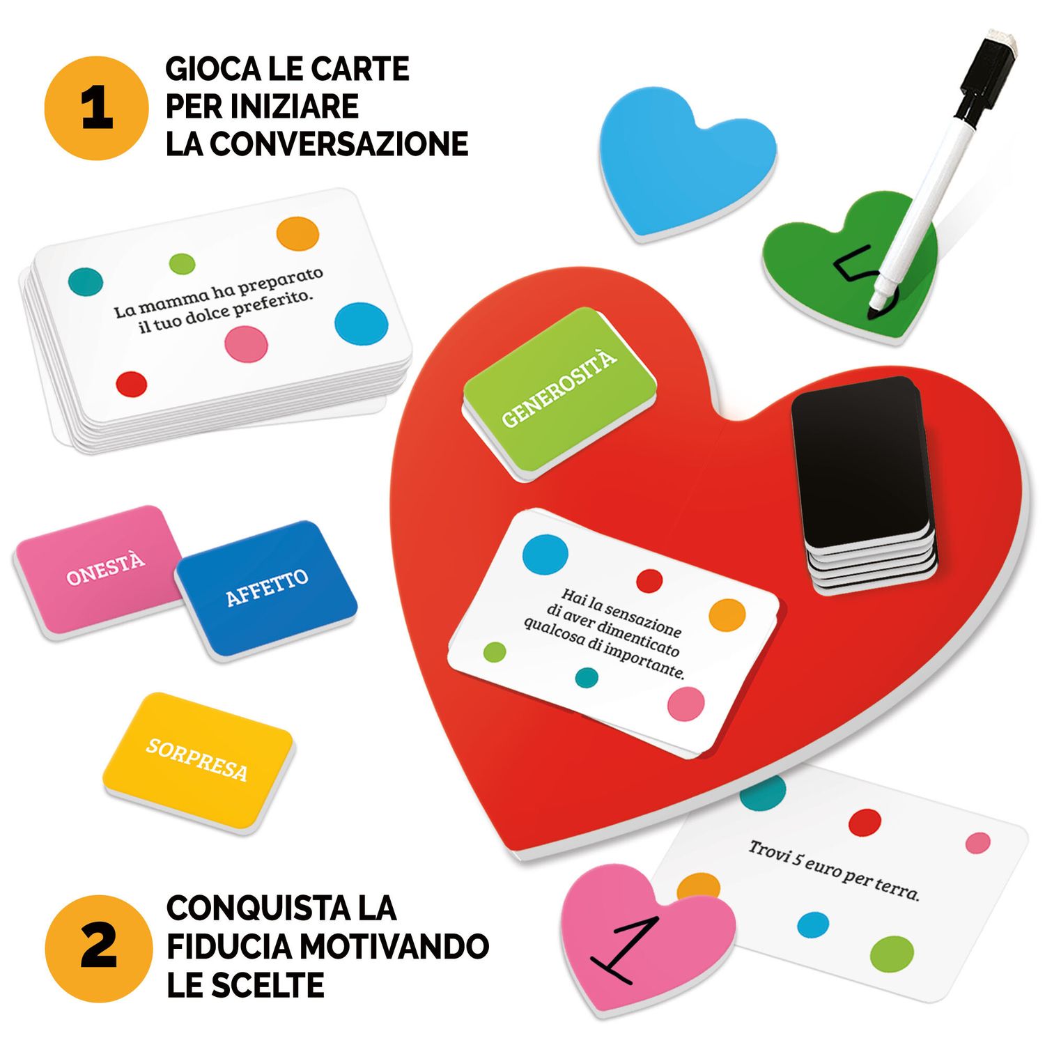 Parliamone - il gioco che ti fa dire cose che non avresti mai detto, 8-99 anni, 3-6 giocatori - LUDIC