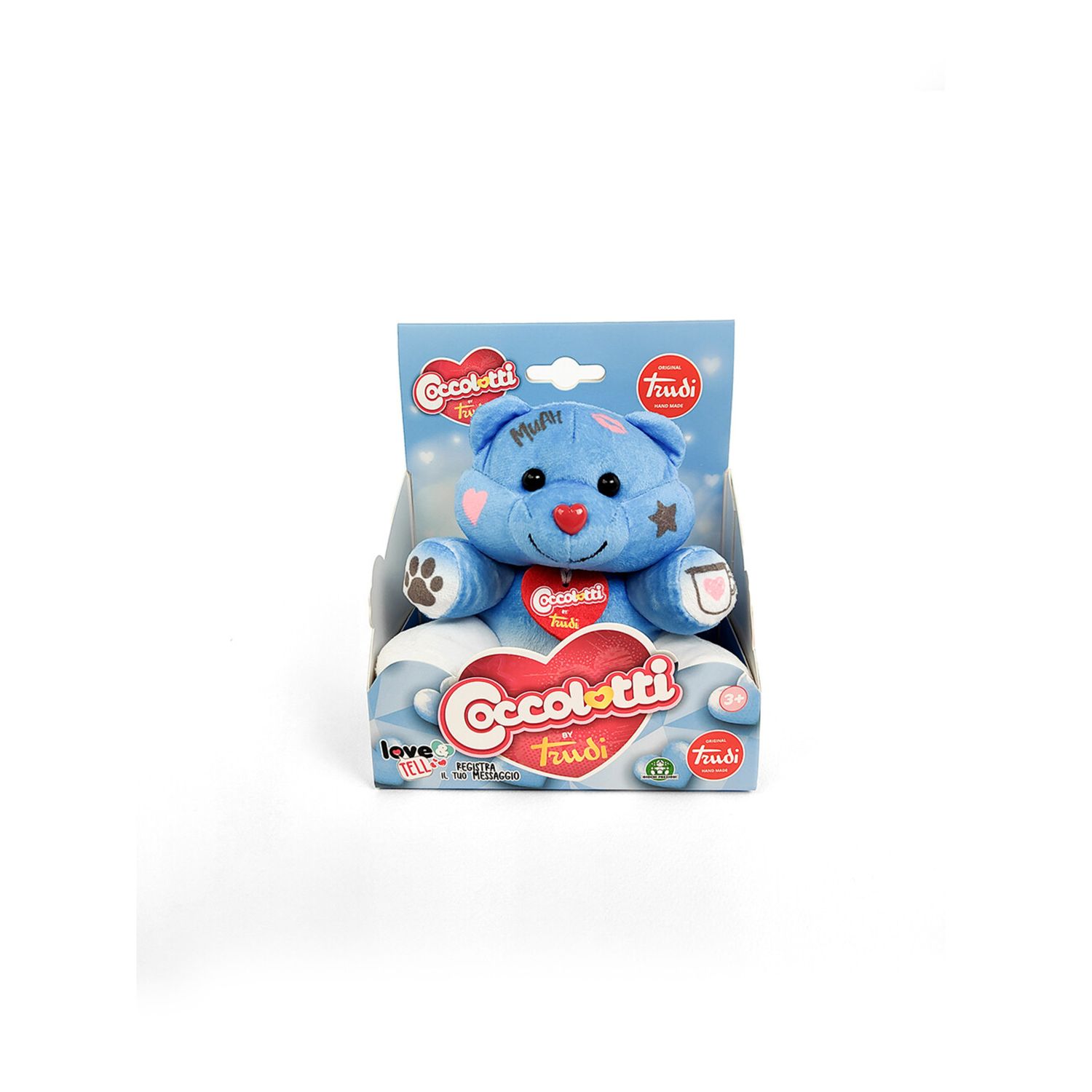 Coccolotto sky love and tell – peluche parlante morbido e personalizzato - trudi - COCCOLOTTI