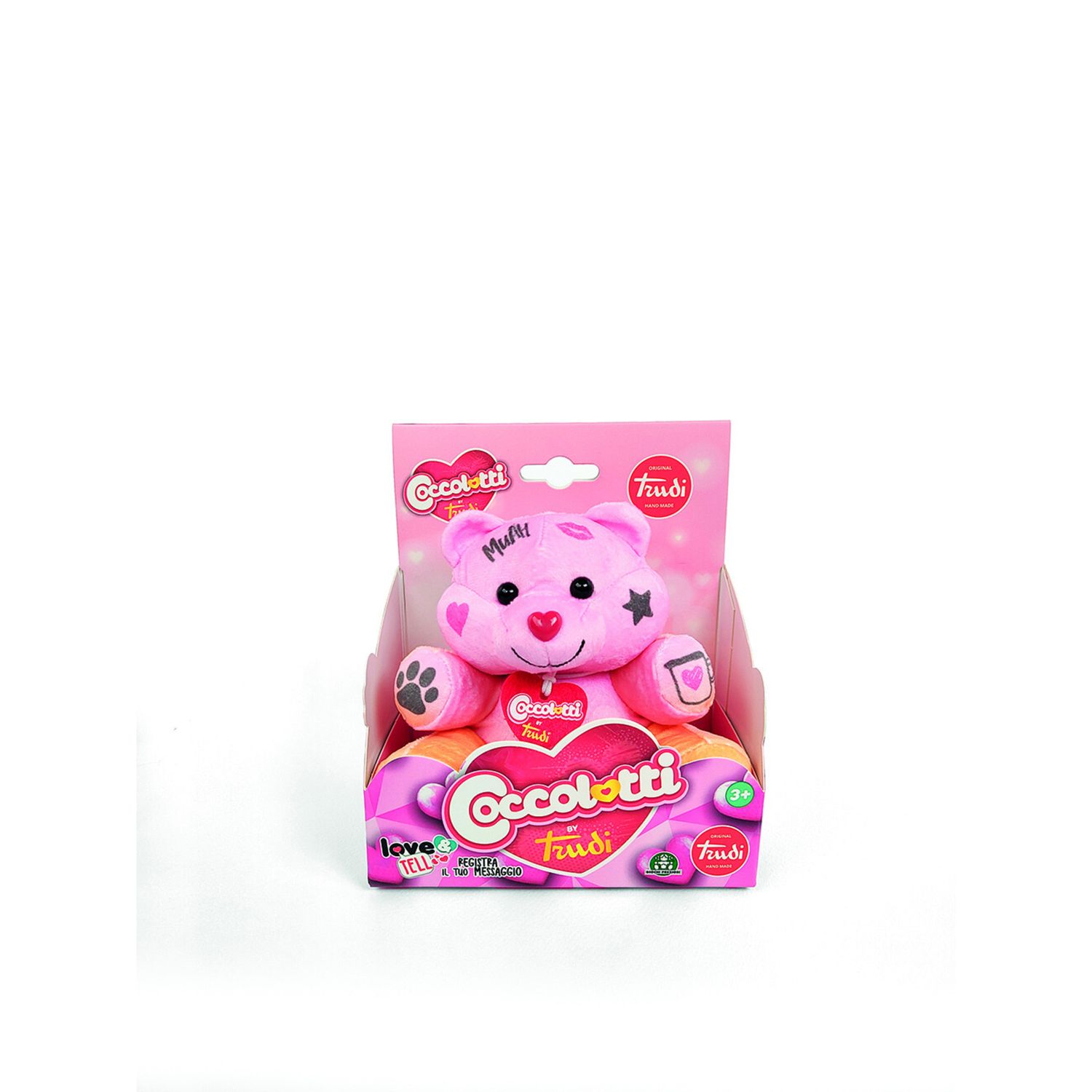 Coccolotto honey love and tell – peluche parlante morbido e personalizzato - trudi - COCCOLOTTI