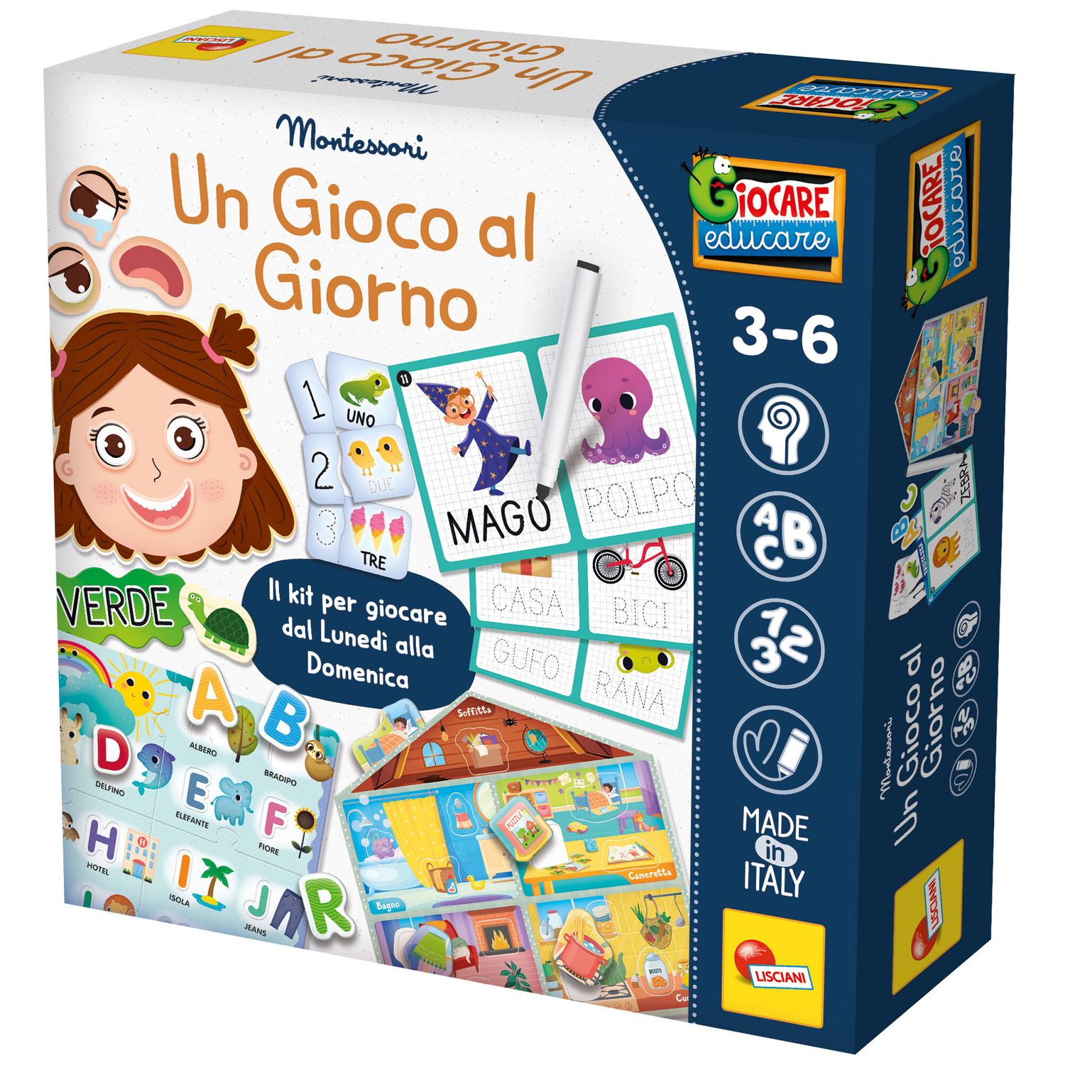 Montessori un gioco al giorno – 365 attività educative e divertenti - LISCIANI