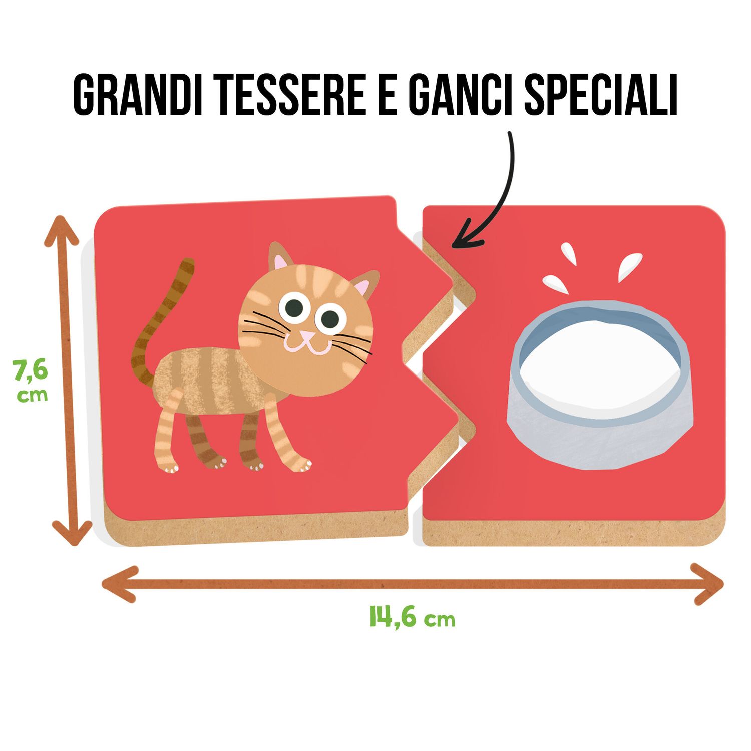 Cosa mangiano i cuccioli – gioco educativo per bambini - logica e manualità - HEADU