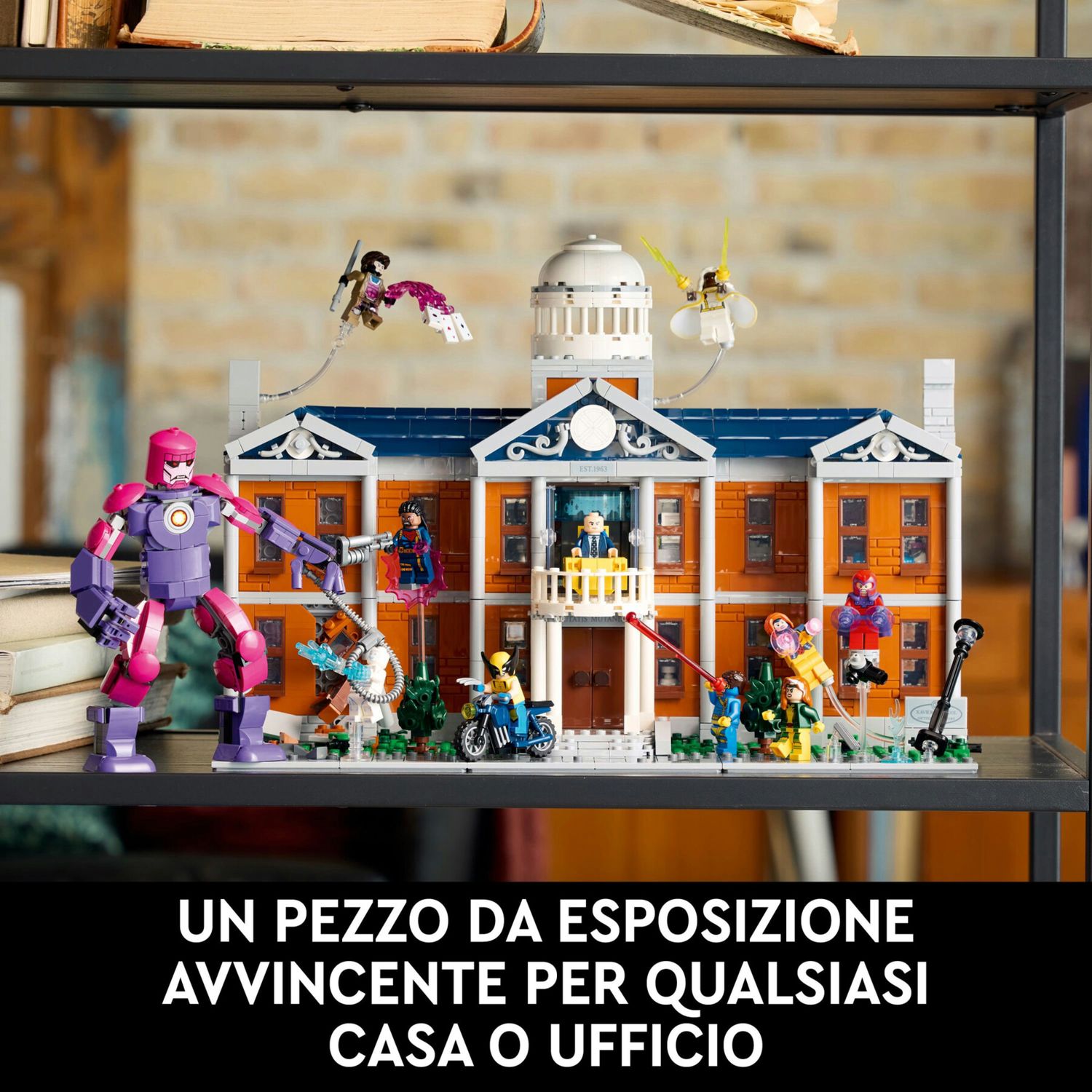 Lego marvel 76294 x-men: x-mansion, kit di modellismo adulti, modellino da costruire con 10 personaggi, regalo uomo o donna - LEGO SUPER HEROES, Lego