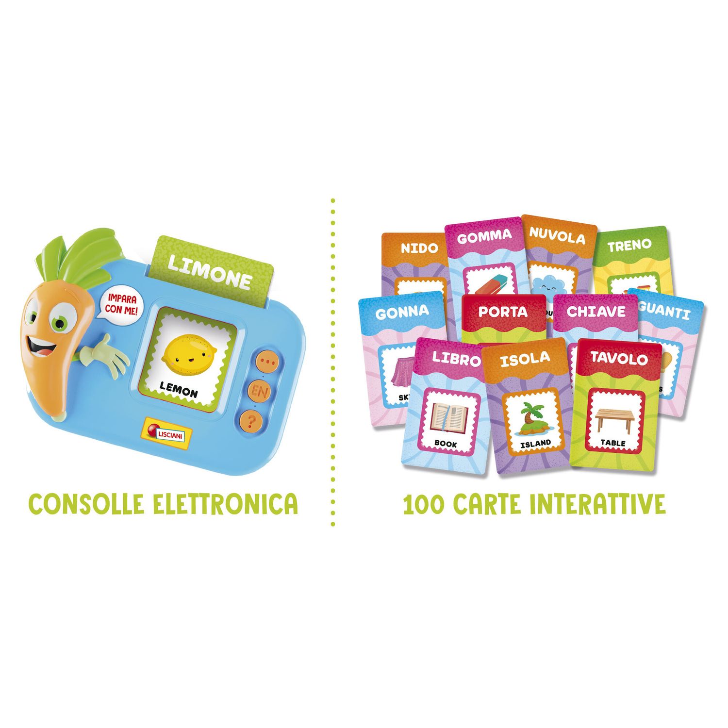 Carotina carte parlanti – gioco educativo interattivo con la penna parlante - LISCIANI