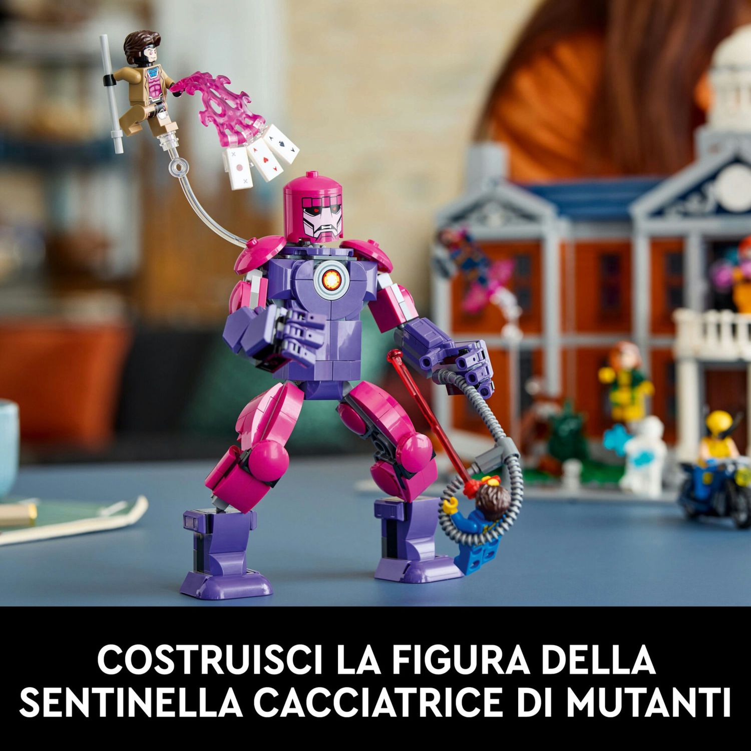 Lego marvel 76294 x-men: x-mansion, kit di modellismo adulti, modellino da costruire con 10 personaggi, regalo uomo o donna - LEGO SUPER HEROES, Lego