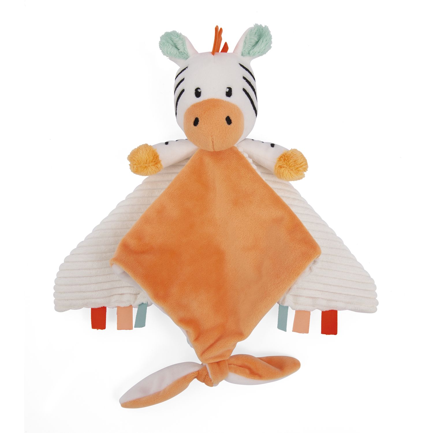 Doudou quadrato zebra zaki - baby smile - BABY SMILE