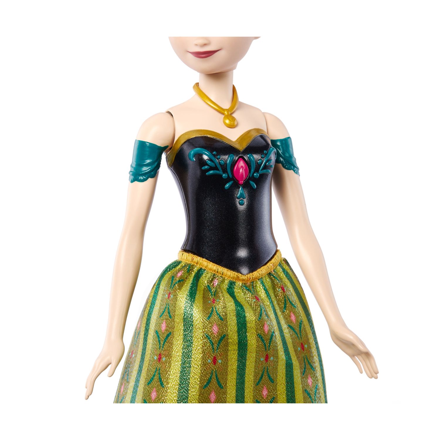 Mattel disney frozen - anna oggi, bambola cantante dai capelli rossi che canta la canzone "oggi, per la prima volta" - Frozen