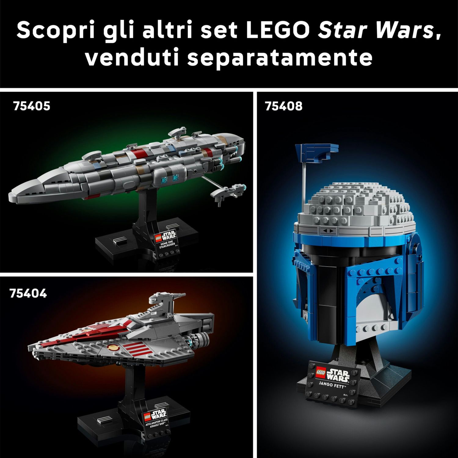 Lego star wars 75407 – logo star wars da costruire e collezionare - LEGO STAR WARS, LEGO® Star Wars™, Lego, Star Wars