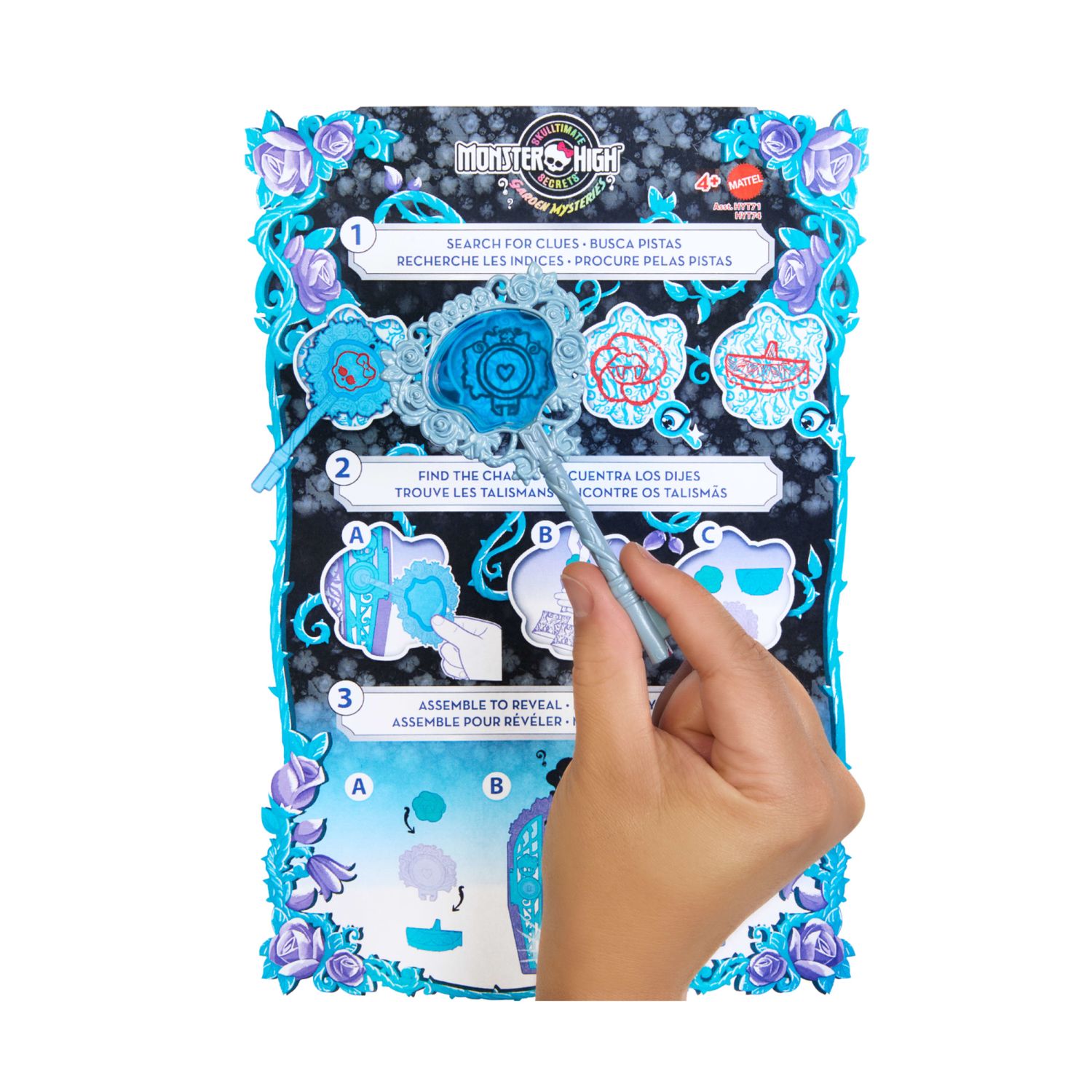 Monster high - twyla e i misteri in giardino, set con bambola e guardaroba, 19 accessori e abiti inclusi - Monster High