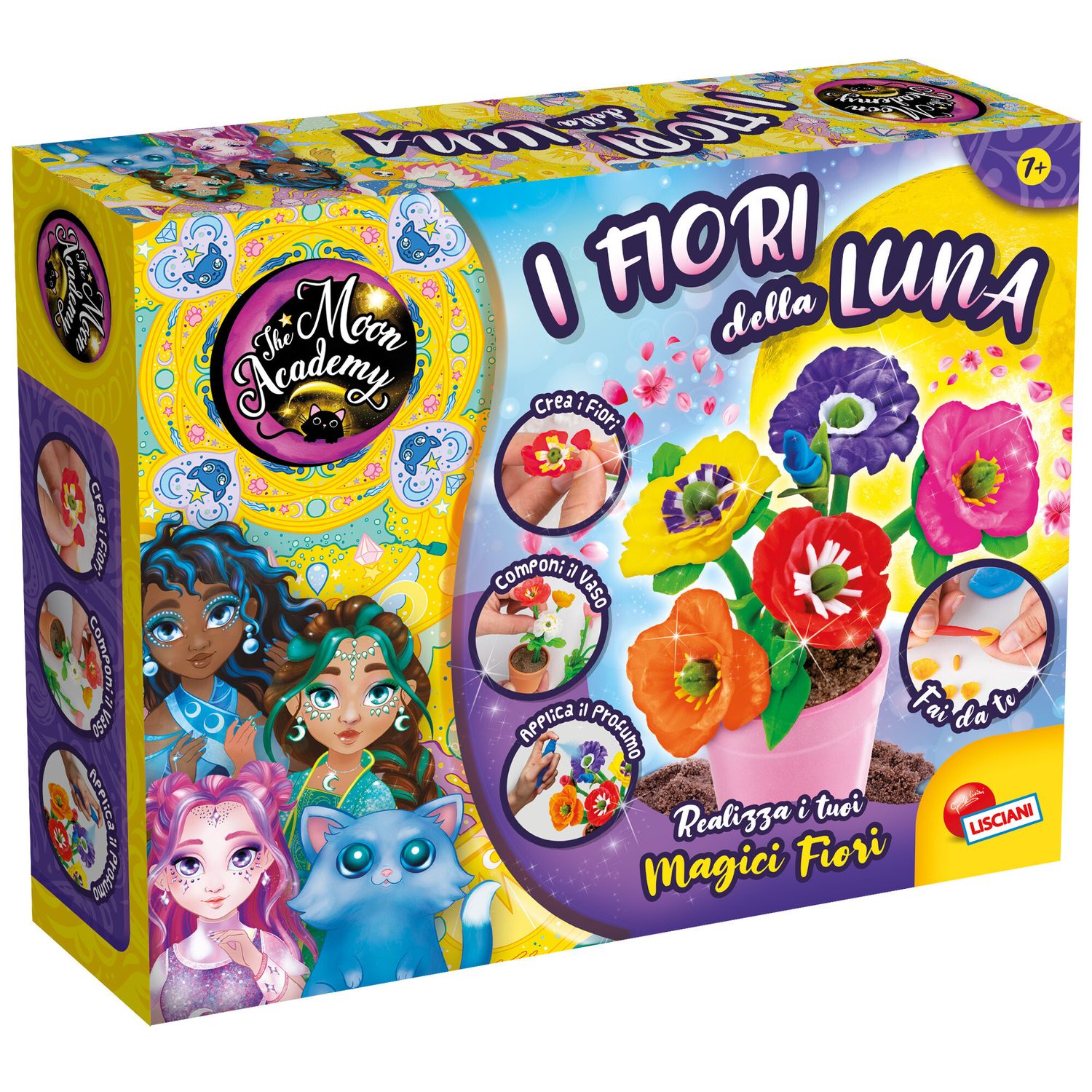 Moon academy i fiori della luna – attività manuale e creativa per bambine - LISCIANI
