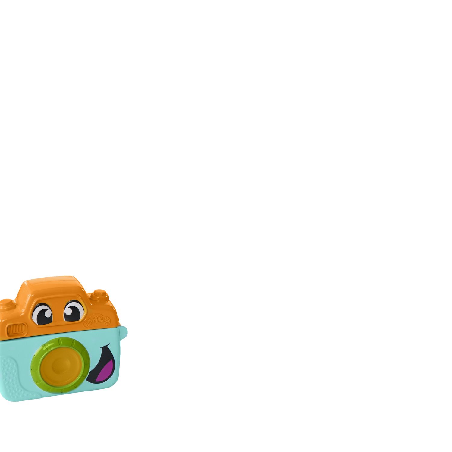 Play-doh prima macchina fotografica – set creativo per bambini dai 2 anni con fotocamera giocattolo, 3 vasetti di pasta, 7 accessori e tappetino - PLAY-DOH