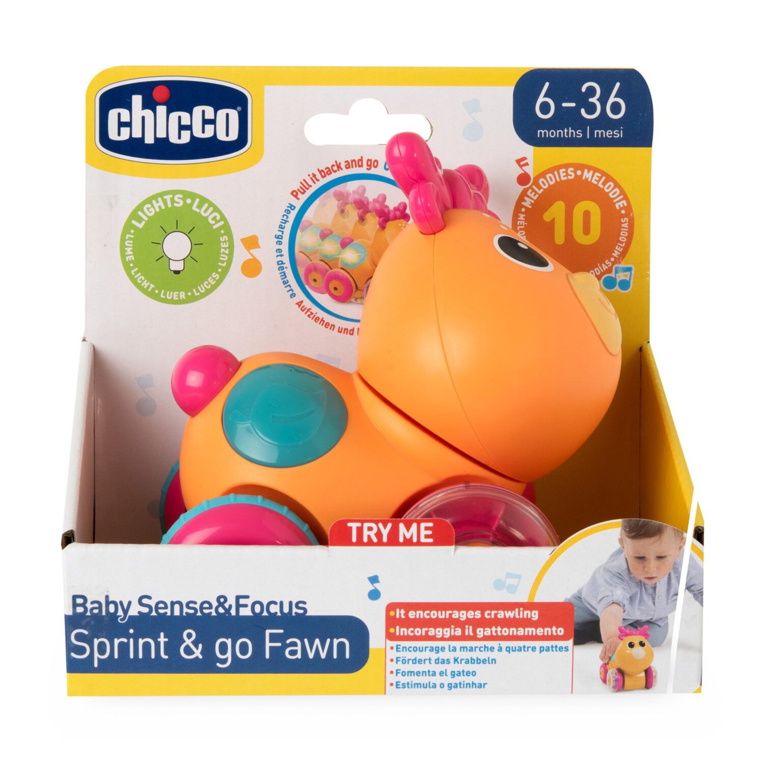Cerbiatto sprint&go – baby sense&focus, 6-36 mesi - chicco - Chicco