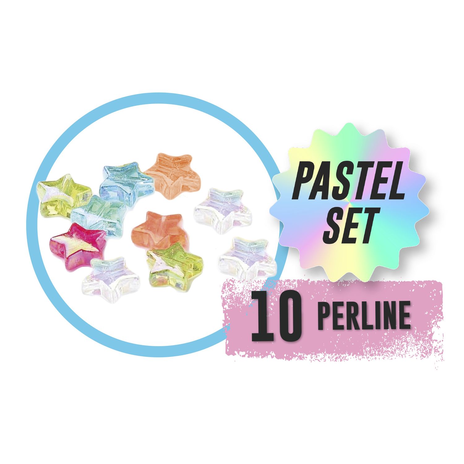 Bustina assortita con 25 braccialetti scouby - crea mania - 