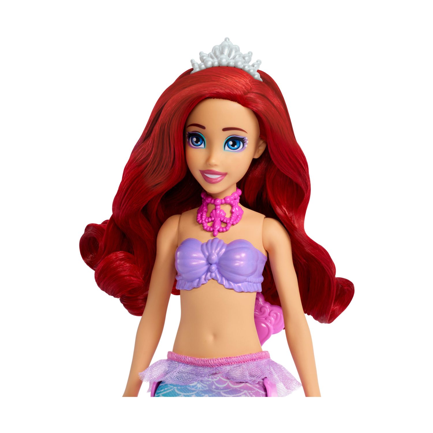 Mattel disney princess - ariel e la specchiera magica, set bambola con coda da sirena rimovibile e specchiera - DISNEY PRINCESS