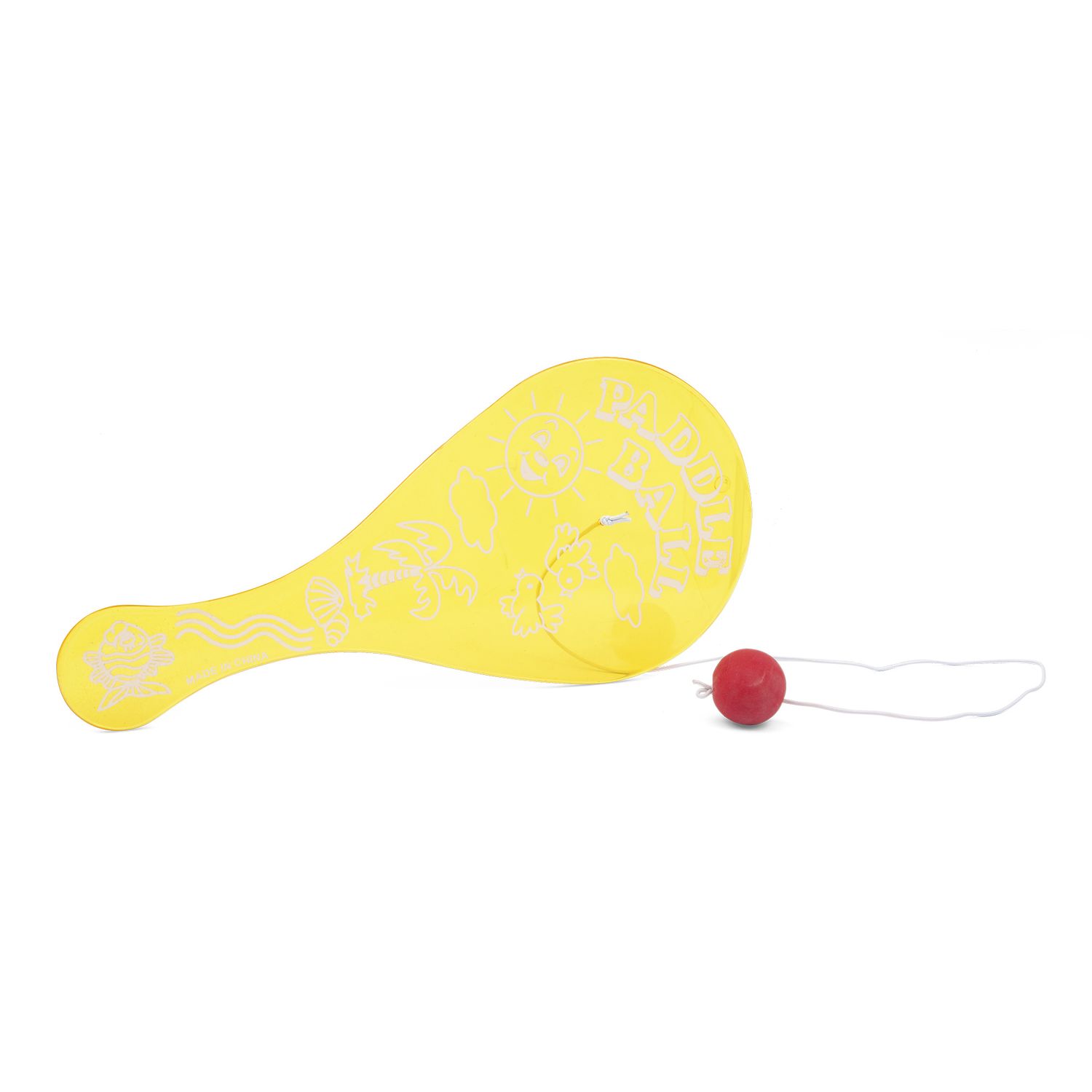 Racchette con pallina rimbalzante attaccata - paddle set - divertiti con colpi e palleggi - disponibile in 3 colori - SUN&SPORT