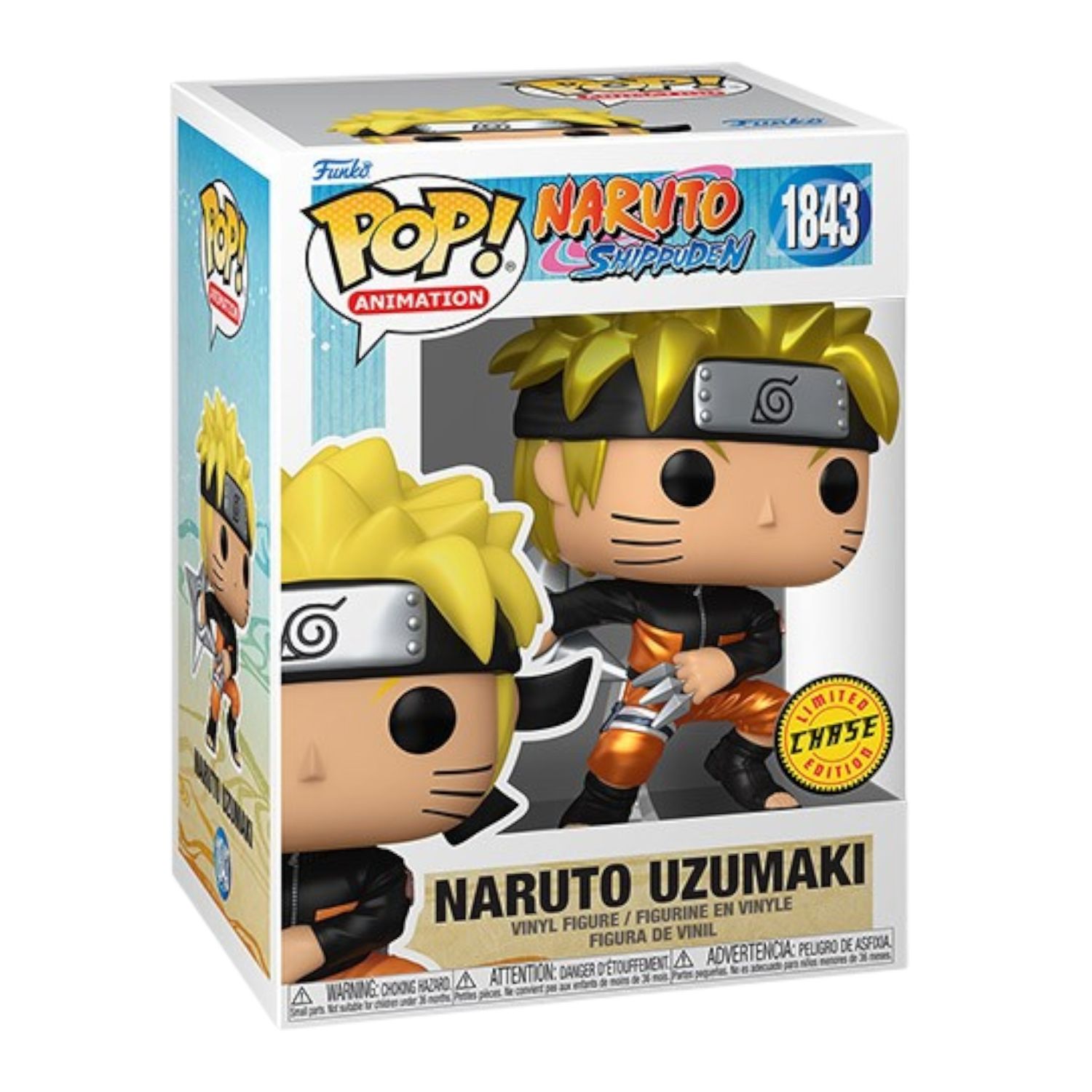 Funko pop one naruto shippuden - naruto shuriken - versione chase 1843 - NARUTO