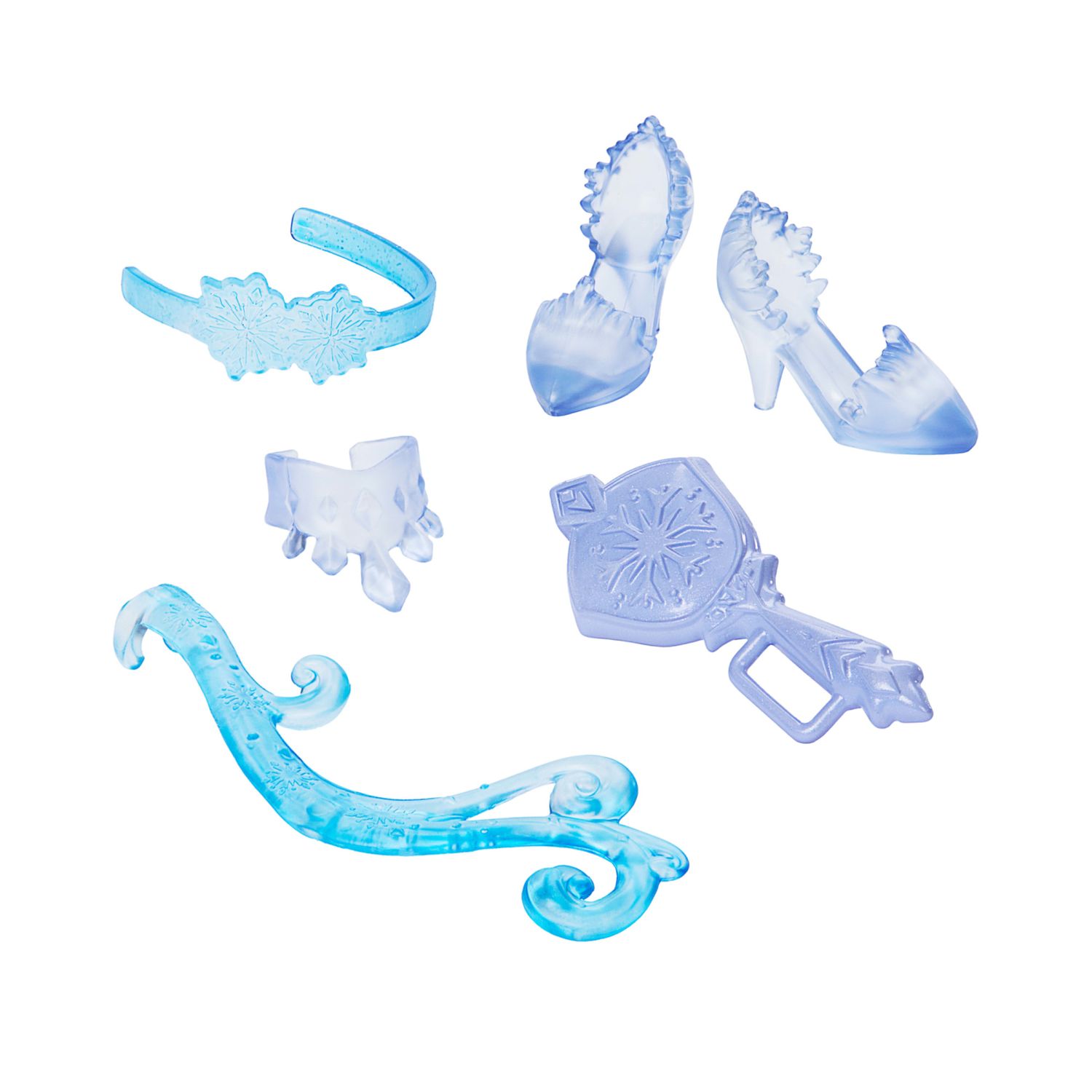 Mattel disney frozen - elsa spin & reveal, bambola ispirata al film disney con 11 sorprese incluse - Frozen