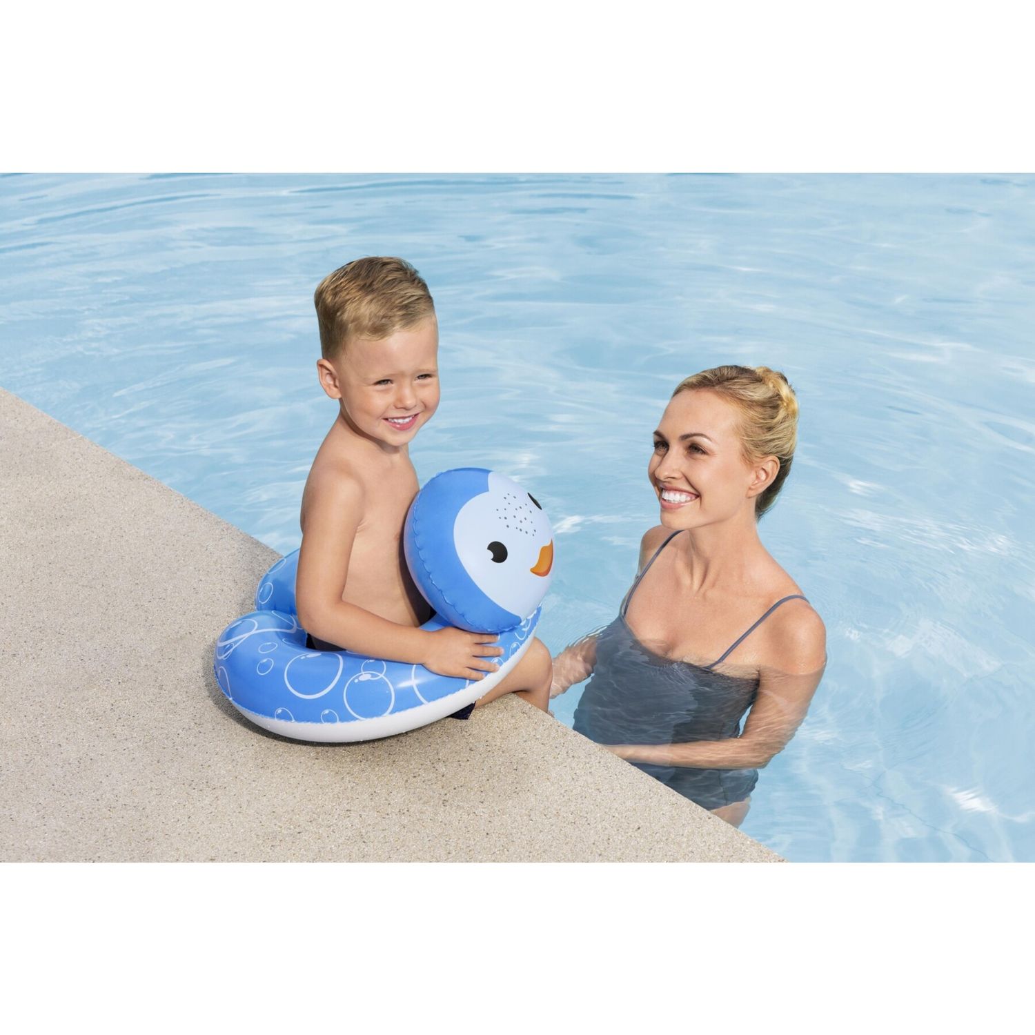 Salvagente assortito per bambini bestway® floatin' friends – sicurezza e colori estivi - 3+ - Bestway